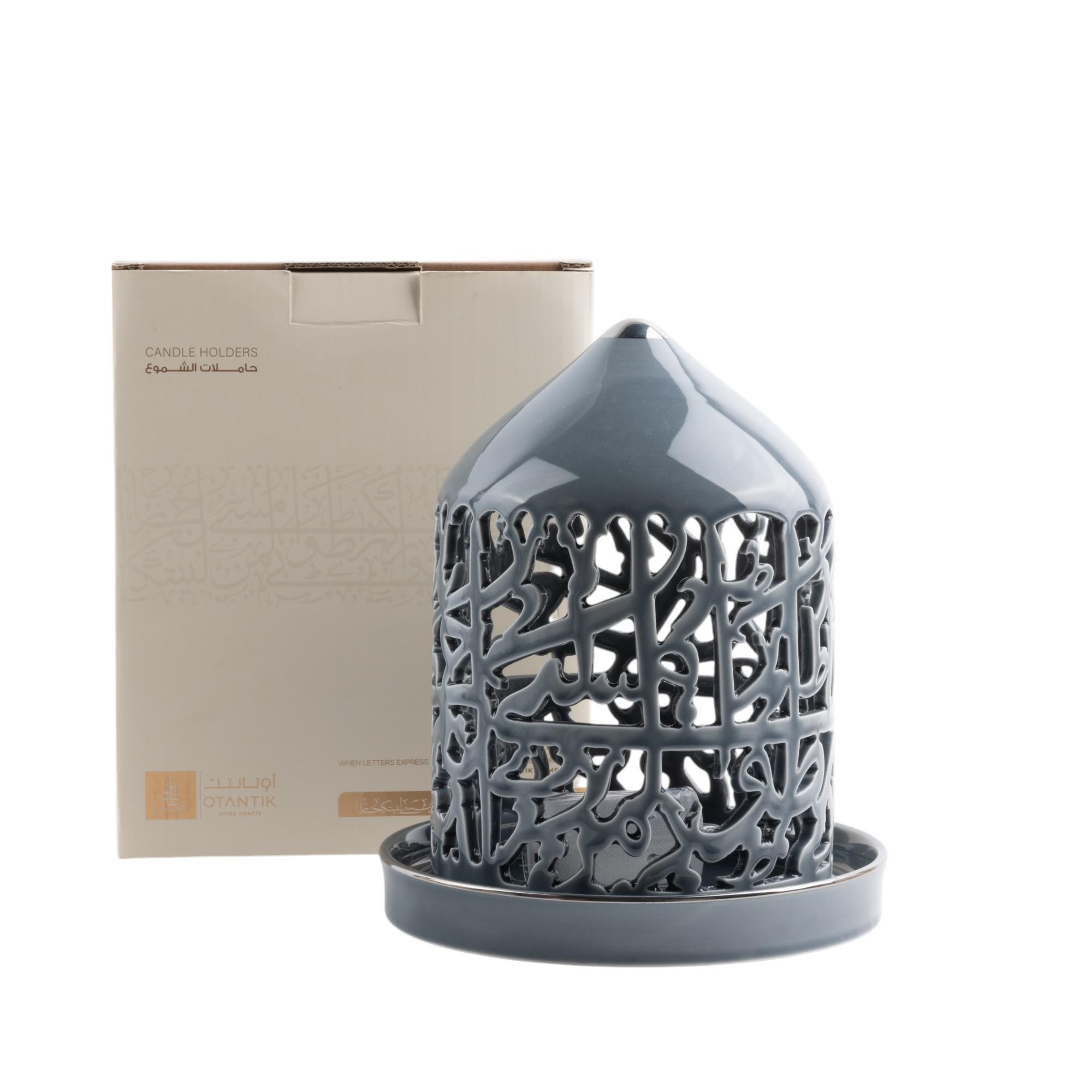 Flameless Candle with Porcelain Candleholder-household-decor-candleholdersandlanterns-image-5