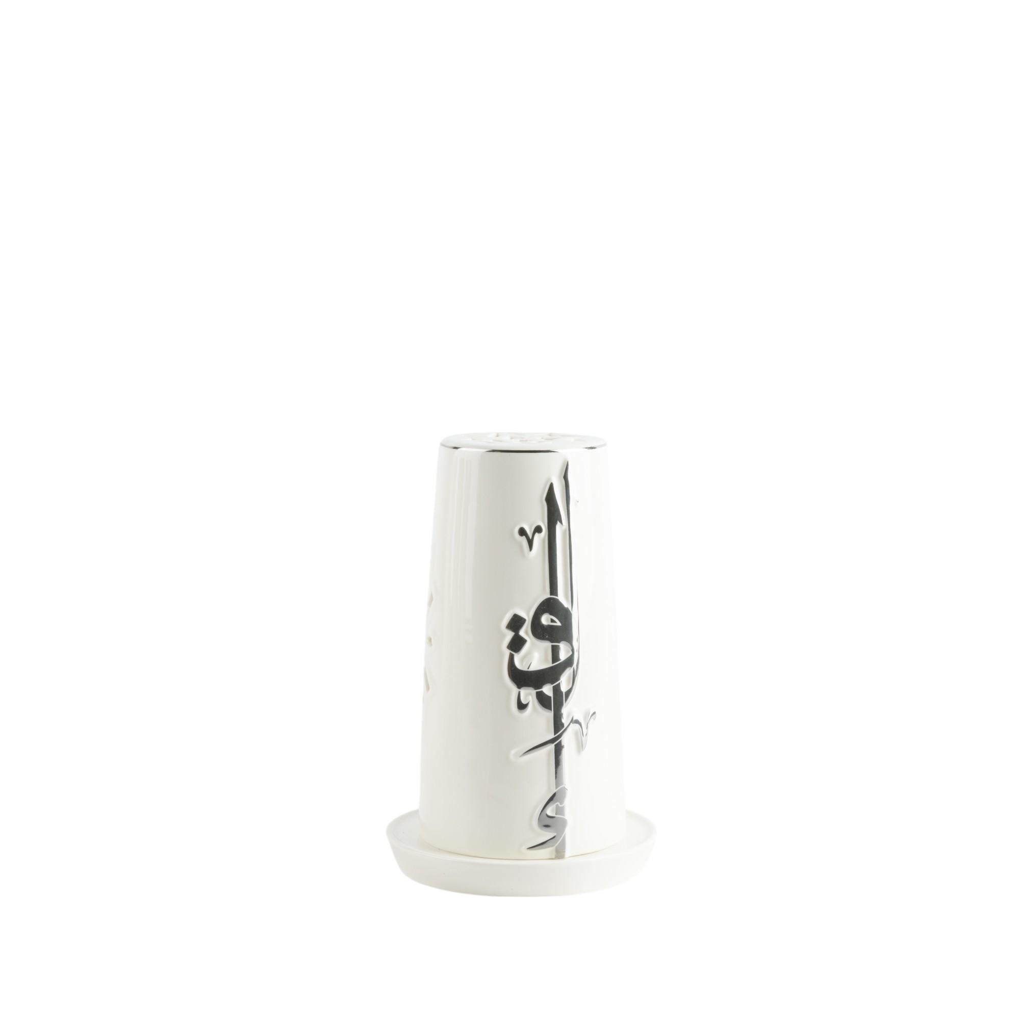 Calligraphy Porcelain Candleholder-household-decor-candleholdersandlanterns-image-3