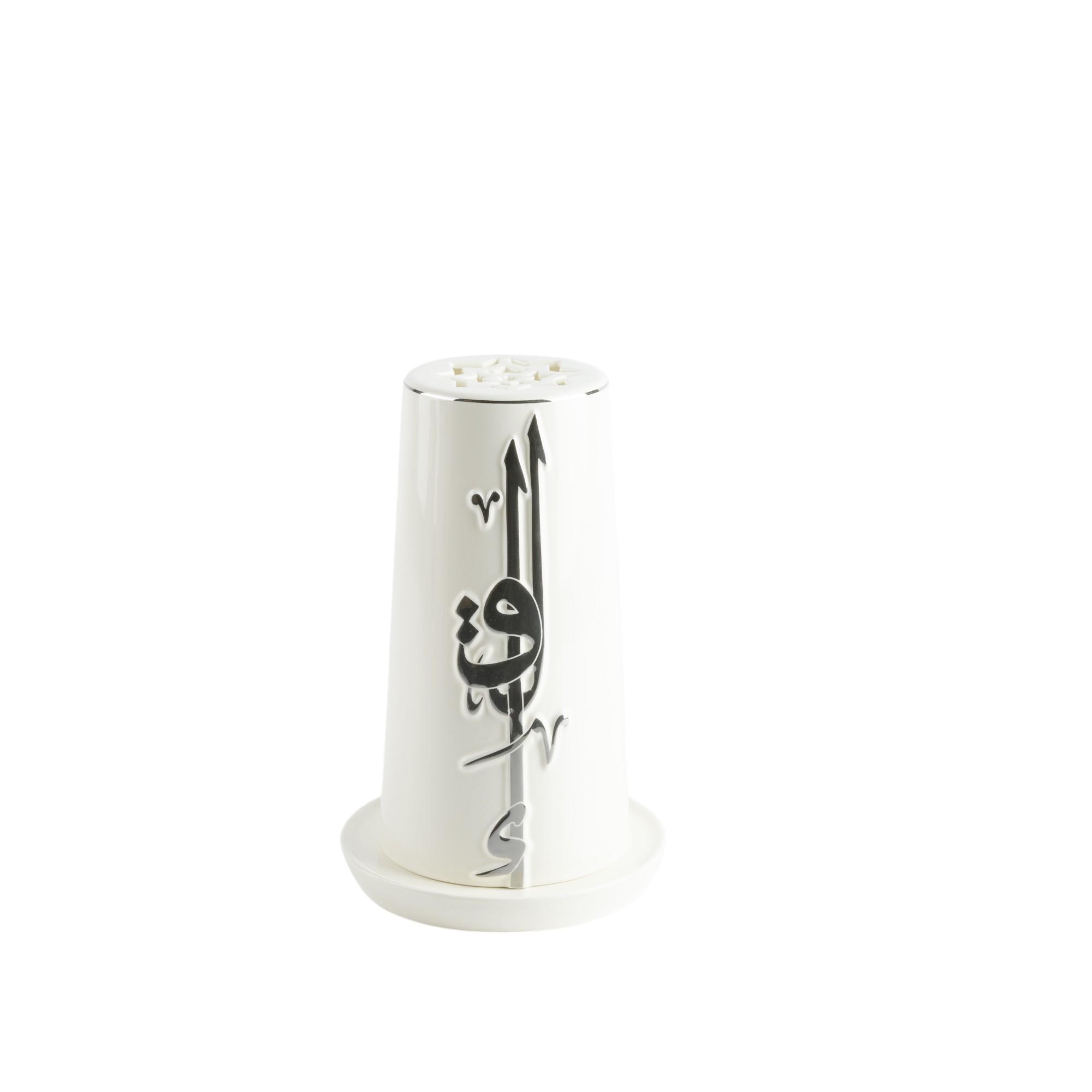 شمعة سيراميك بدون لهب بتزيينات الخط العربي مع حامل شموع من أوتانتيك-household-decor-candleholdersandlanterns-image-3