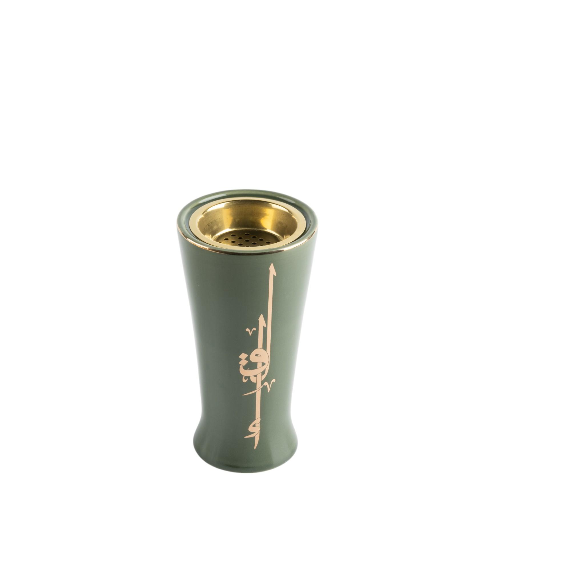 Arabic Calligraphy Detail Porcelain Incense Burner-household-homefragrance-burners-image-2