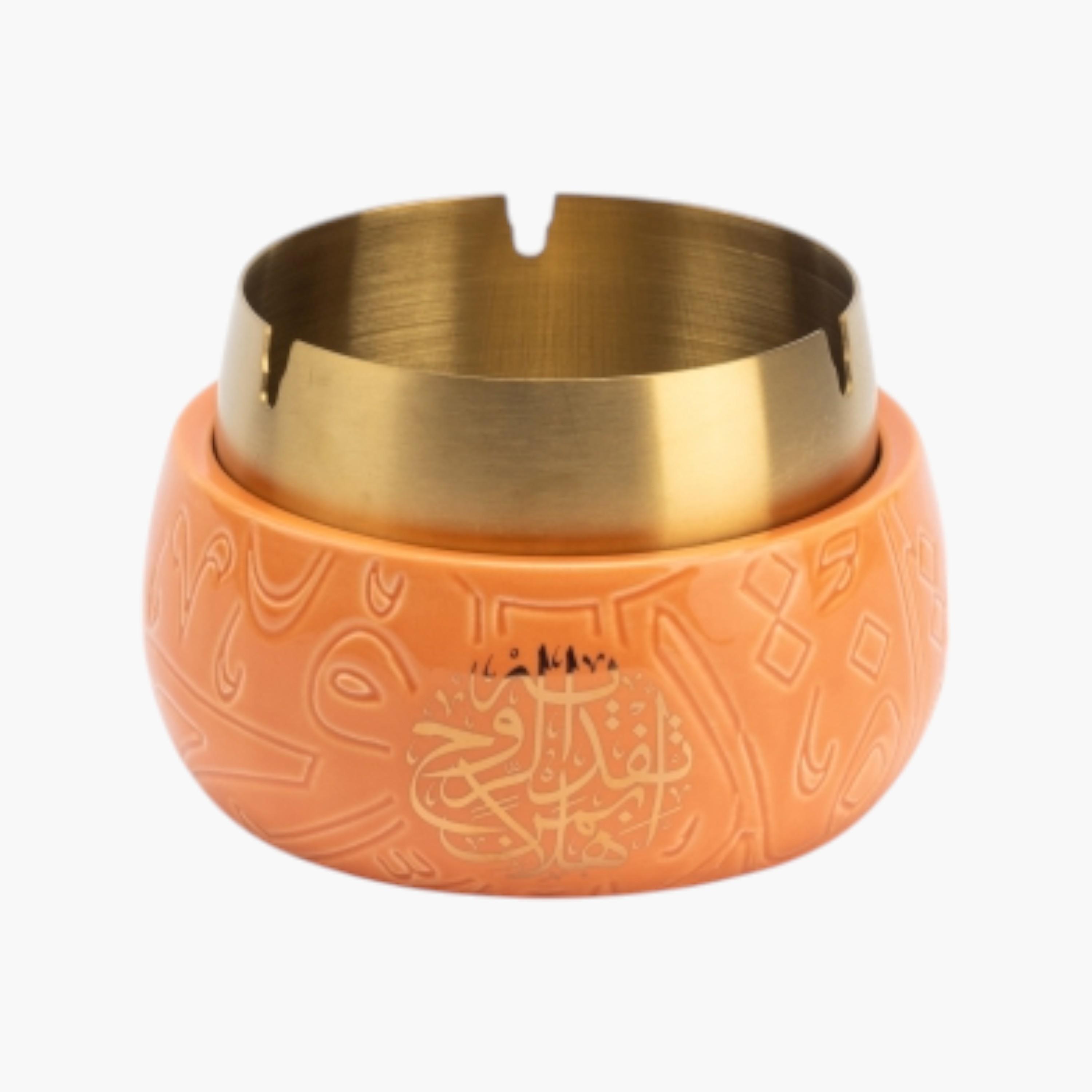 Embossed Porcelain Ashtray-household-dining-shopbysolutions-ashtrays-image-2