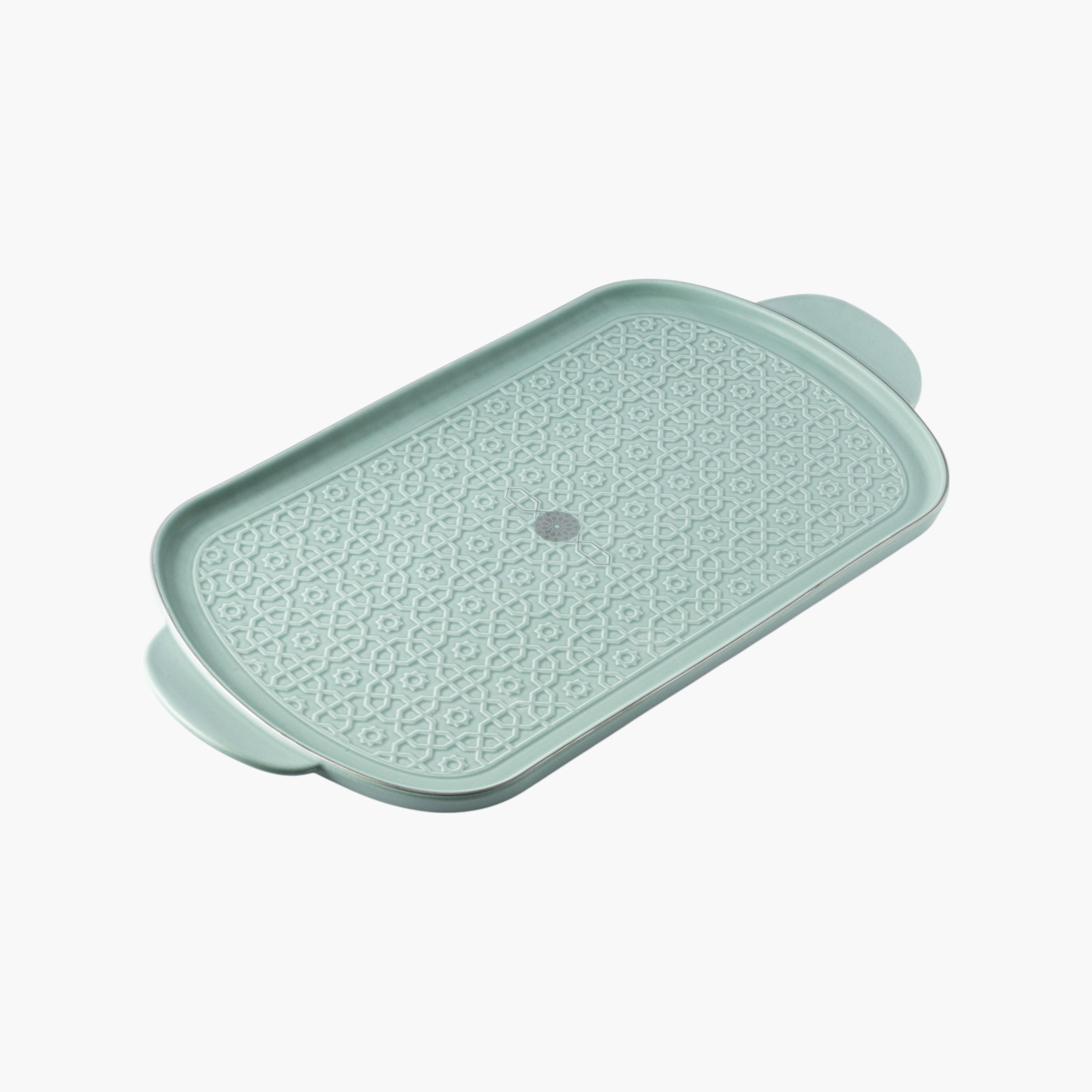 صينية تقديم بورسلان بنقوش من أوتانتيك-household-dining-serveware-servingtrays-image-2