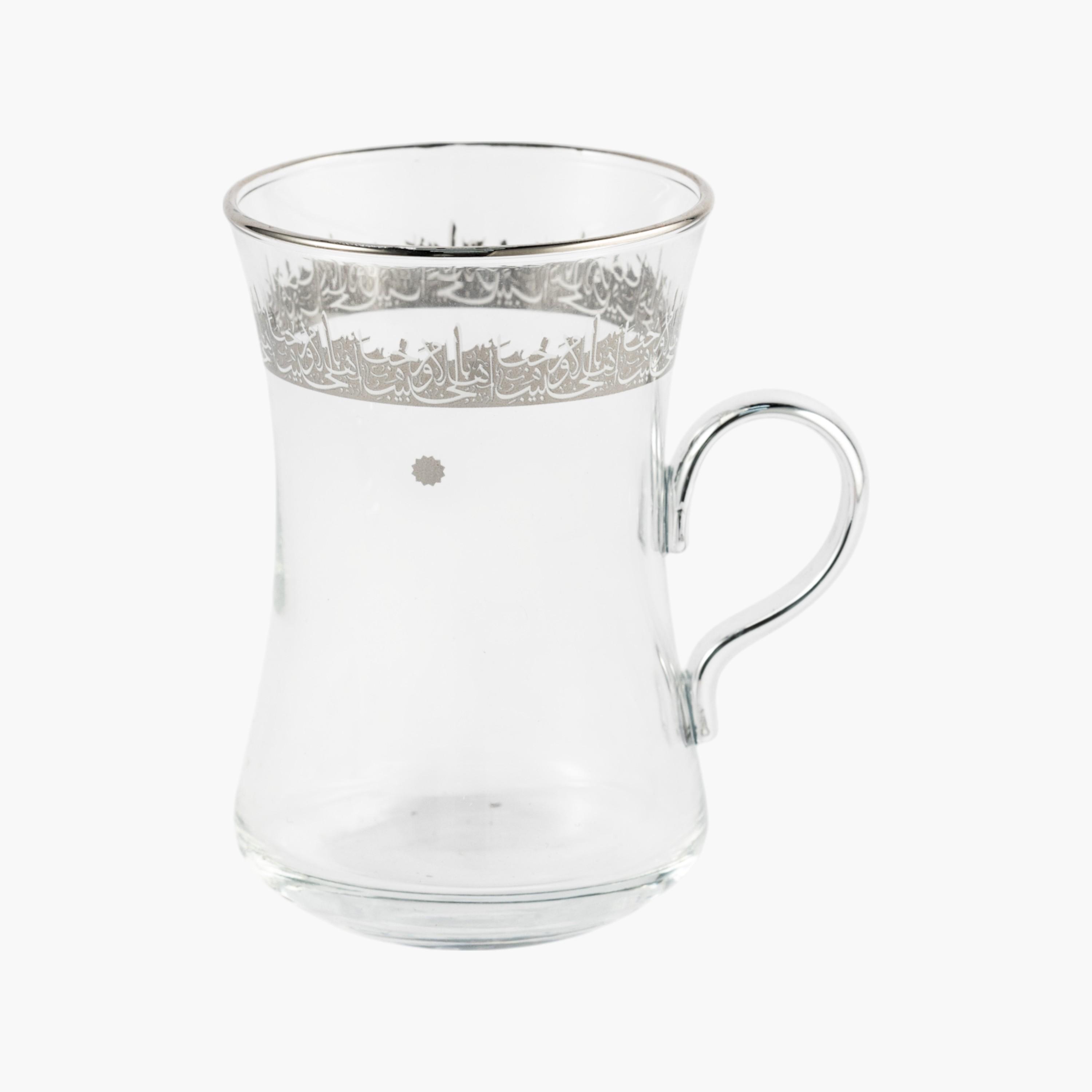 طقم فناجين قهوة وصحون بتزيينات الخط العربي 19 قطعة من أوتانتيك-household-dining-teaandcoffee-teaandcoffeesets-image-3