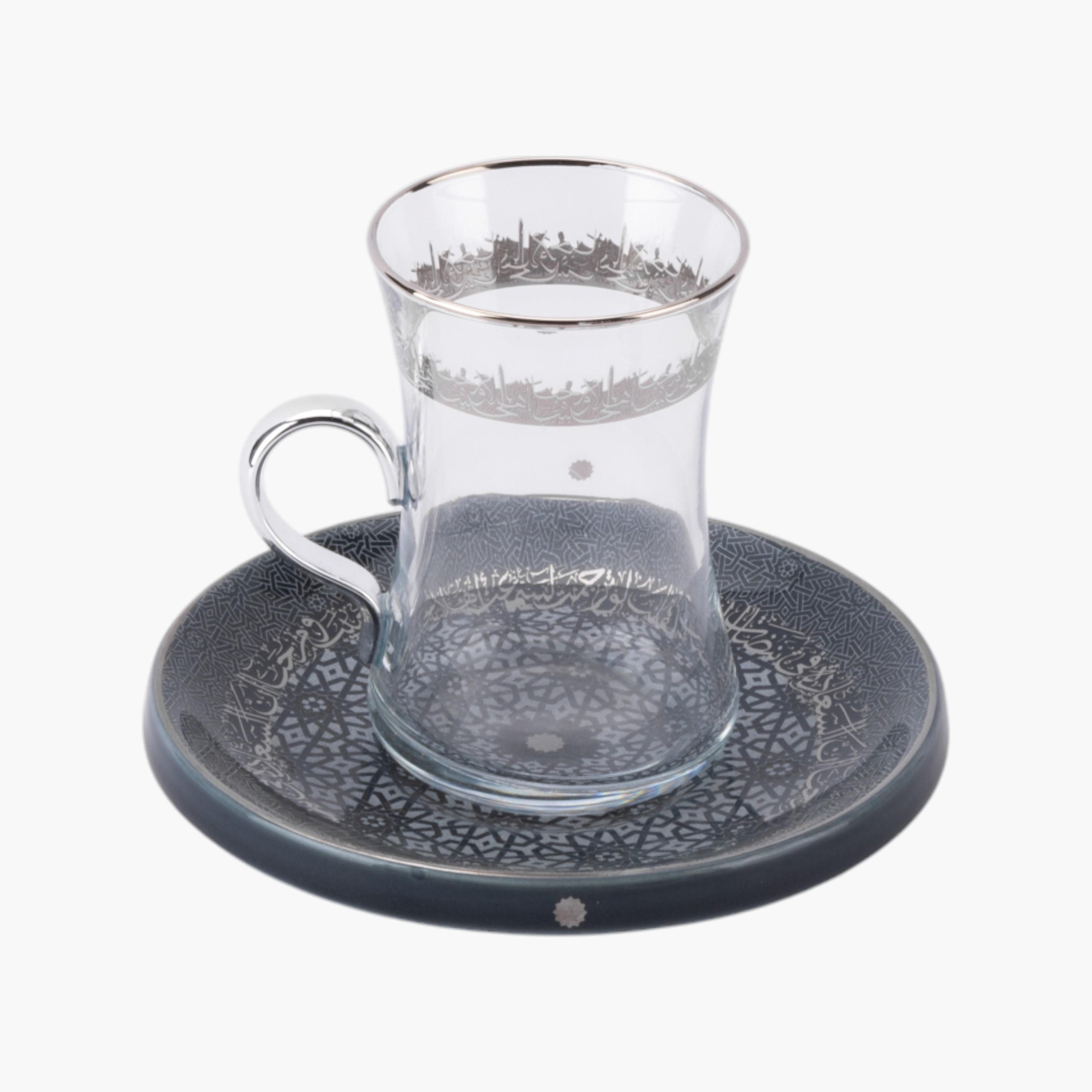 Arabic Calligraphy 19-Piece Kahwa Cup and Saucer Set-household-dining-teaandcoffee-teaandcoffeesets-image-6