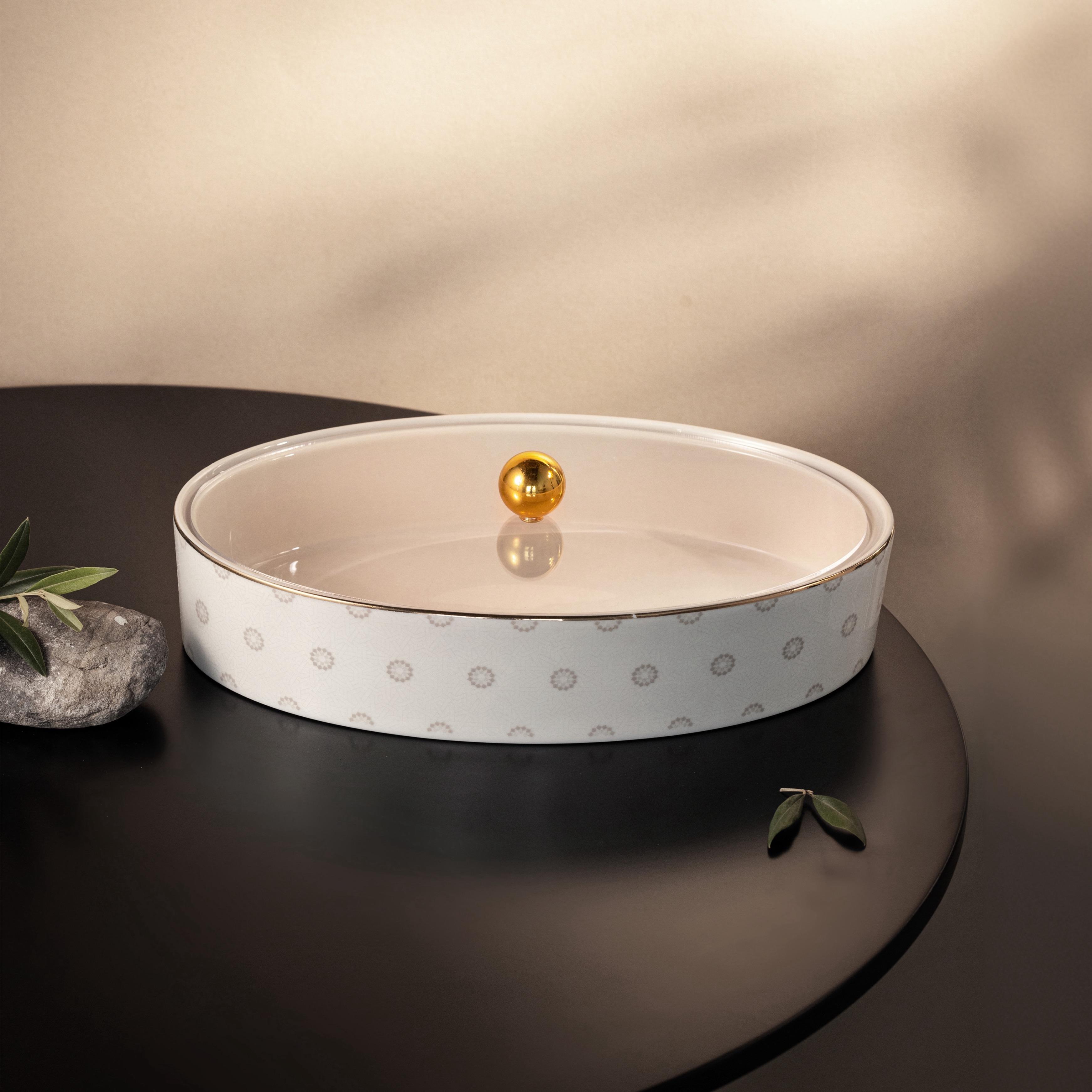 وعاء تمر بورسلان مع غطاء من أوتانيتيك-household-dining-dinnerware-bowls-image-1