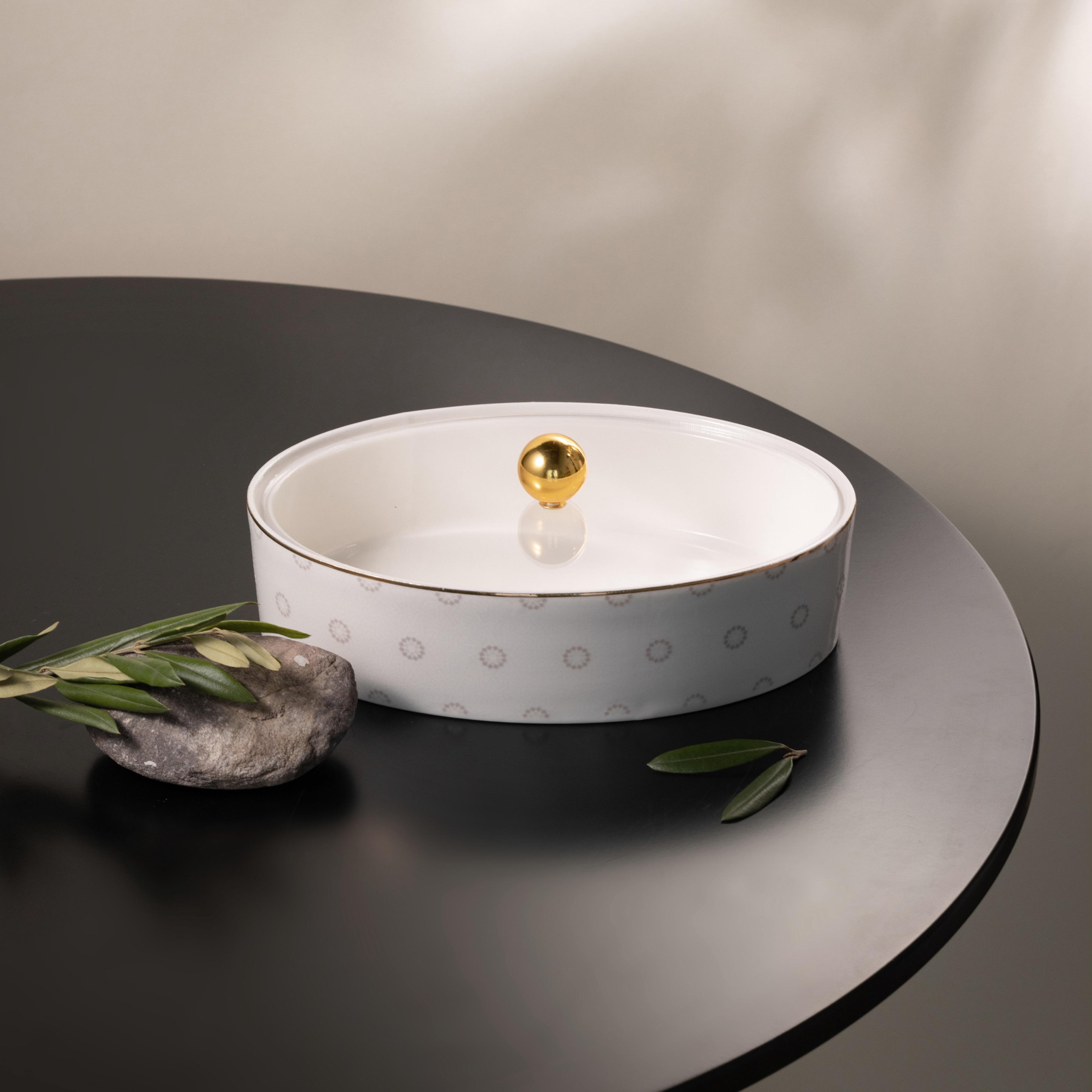 وعاء تمر بورسلان مع غطاء من أوتانيتيك-household-dining-dinnerware-bowls-image-1