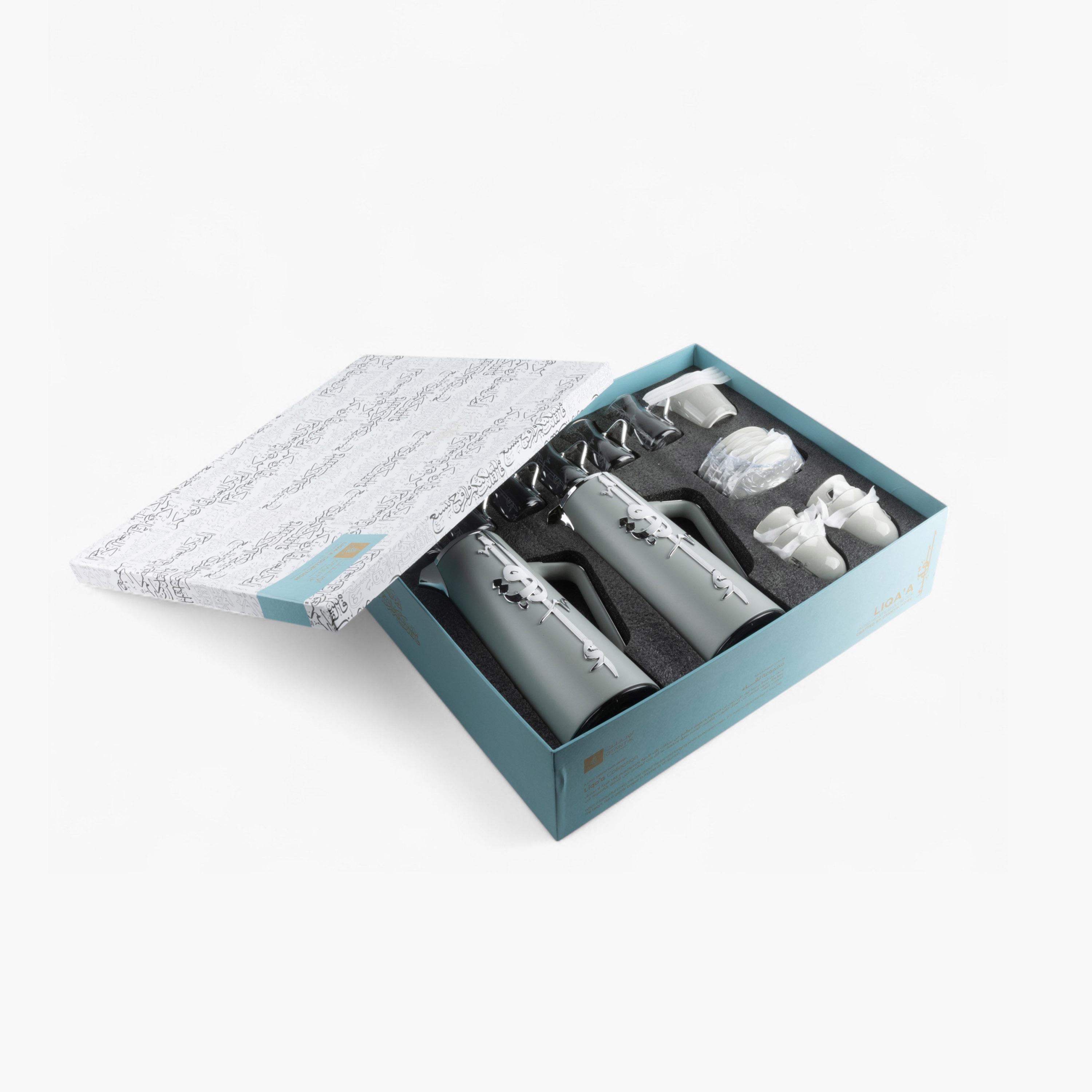 Embossed 21-Piece Kahwa Set-household-dining-teaandcoffee-teaandcoffeesets-image-3