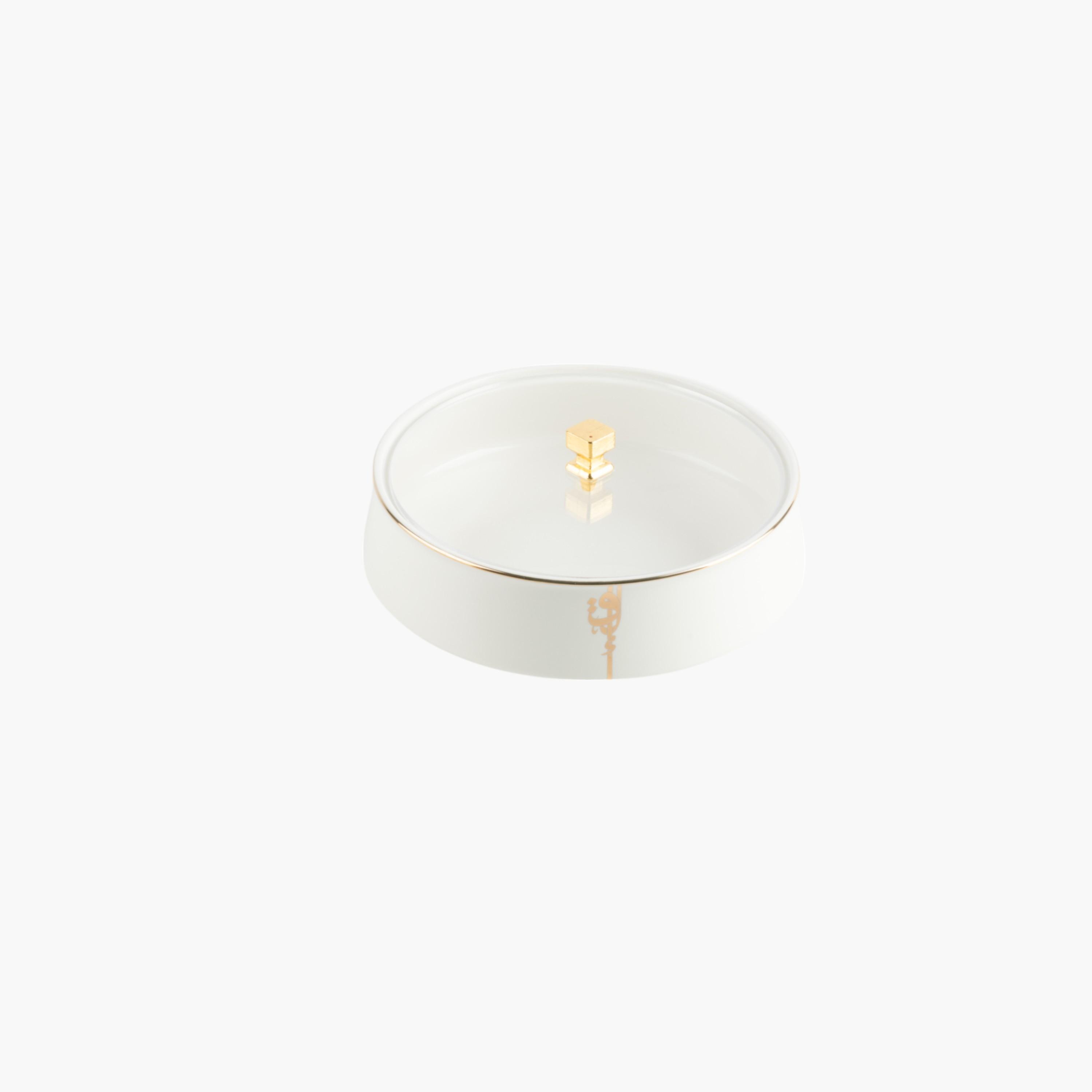وعاء تمر بورسلان مزين مع غطاء من أوتانتيك-household-dining-dinnerware-bowls-image-3