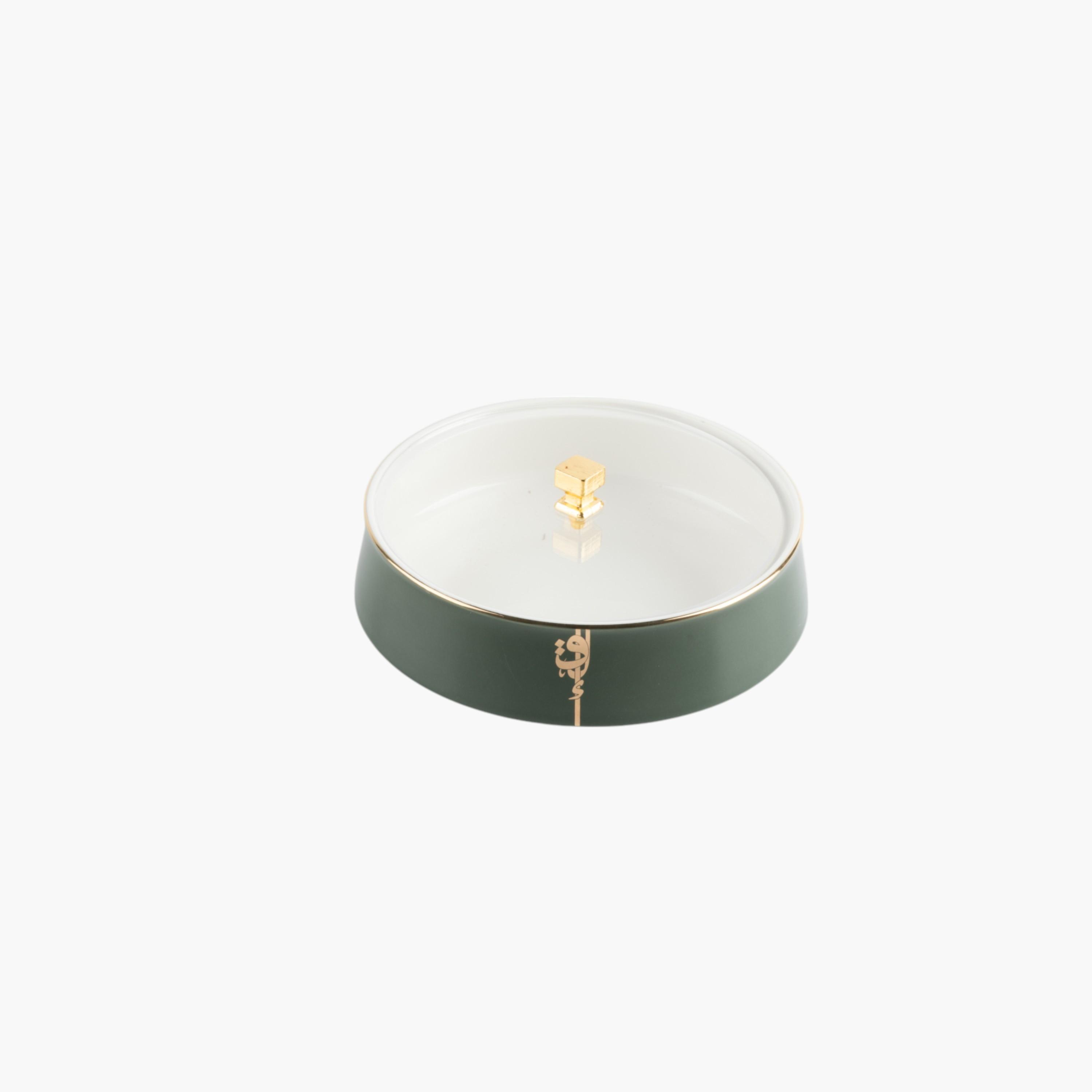 Calligraphy Detail Porcelain Date Bowl with Glass Lid-household-dining-dinnerware-bowls-image-3