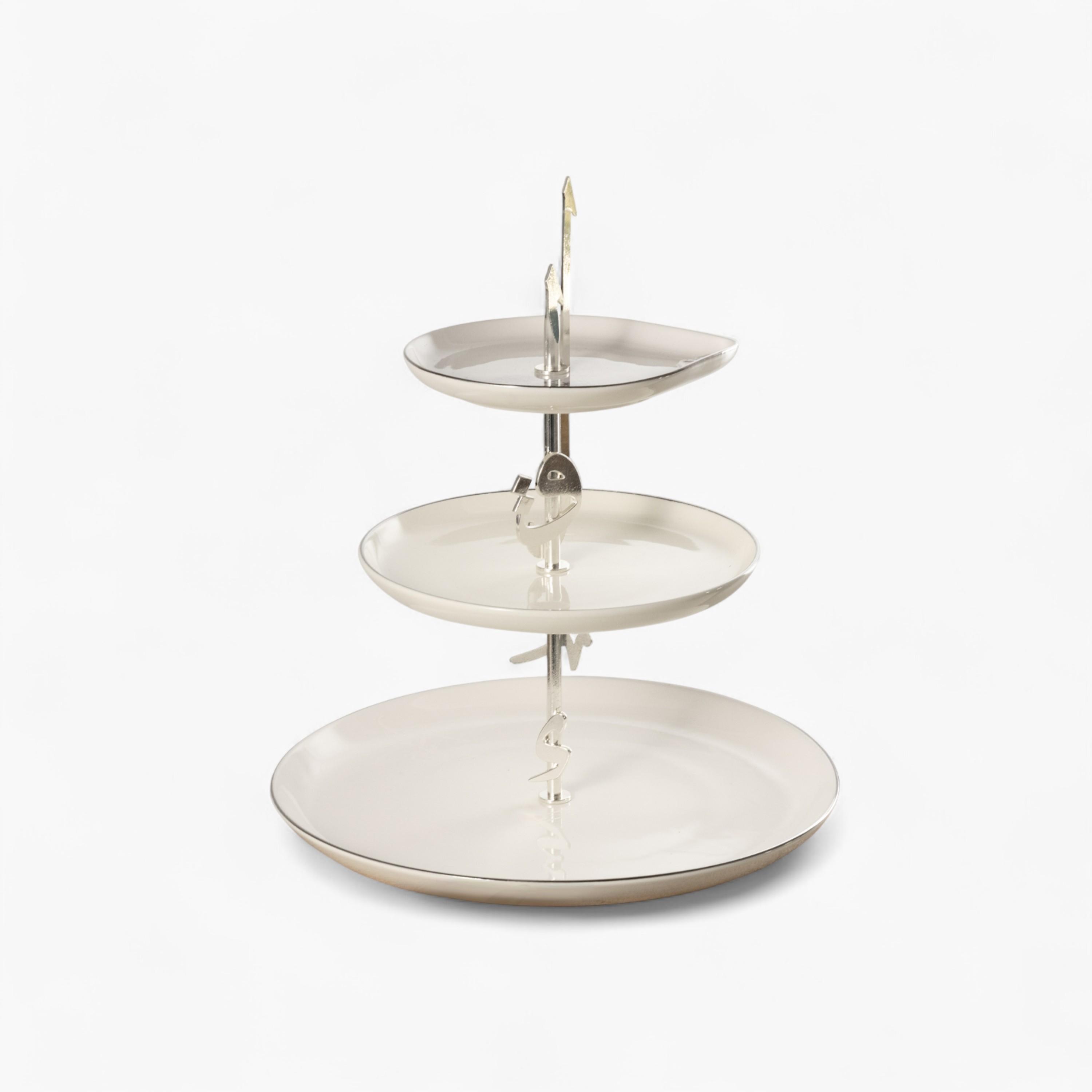 Porcelain 3-Tier Cake Stand-household-dining-serveware-cakestands-image-2