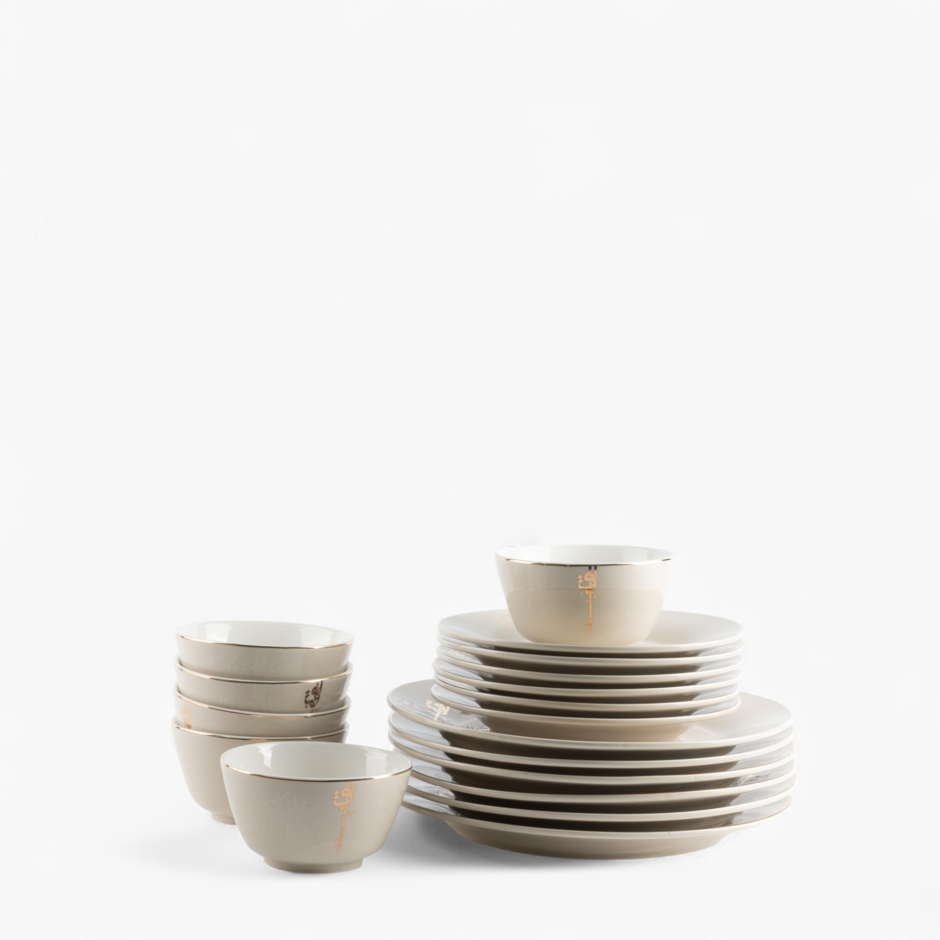 Calligraphy 18-Piece Porcelain Dinner Set-household-dining-dinnerware-dinnersets-image-6