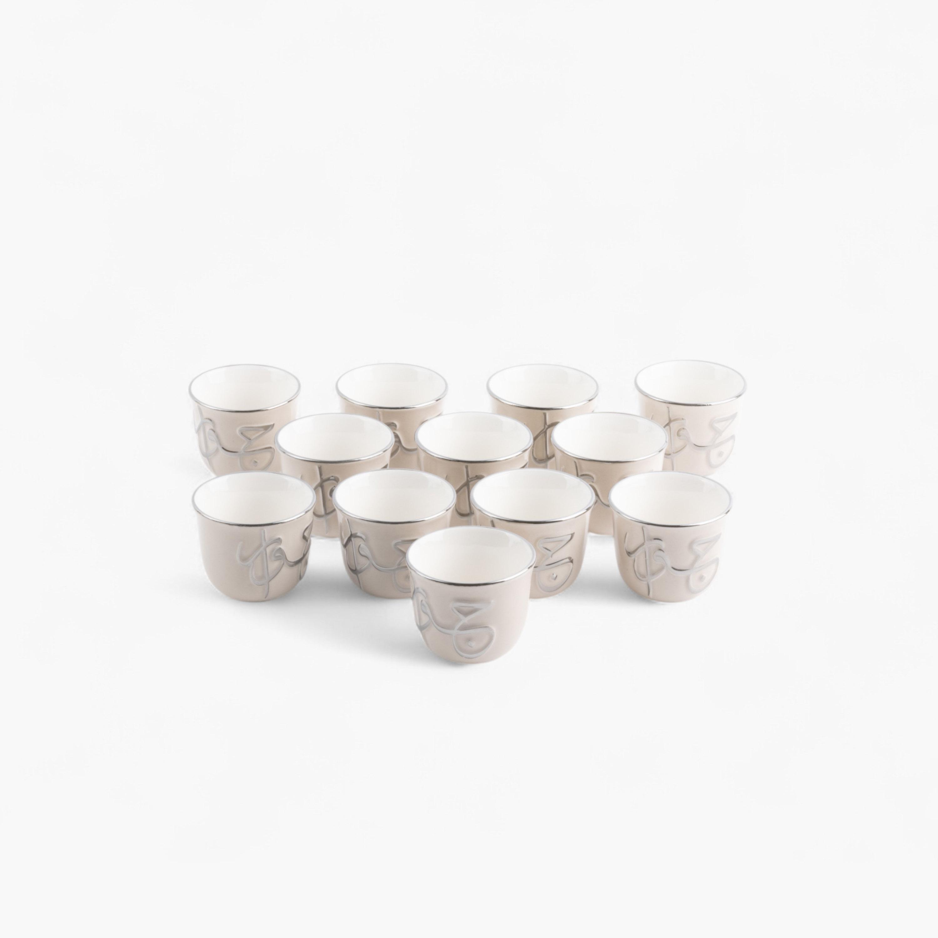 Calligraphy 12-Piece Porcelain Kahwa Set-household-dining-teaandcoffee-teaandcoffeesets-image-3