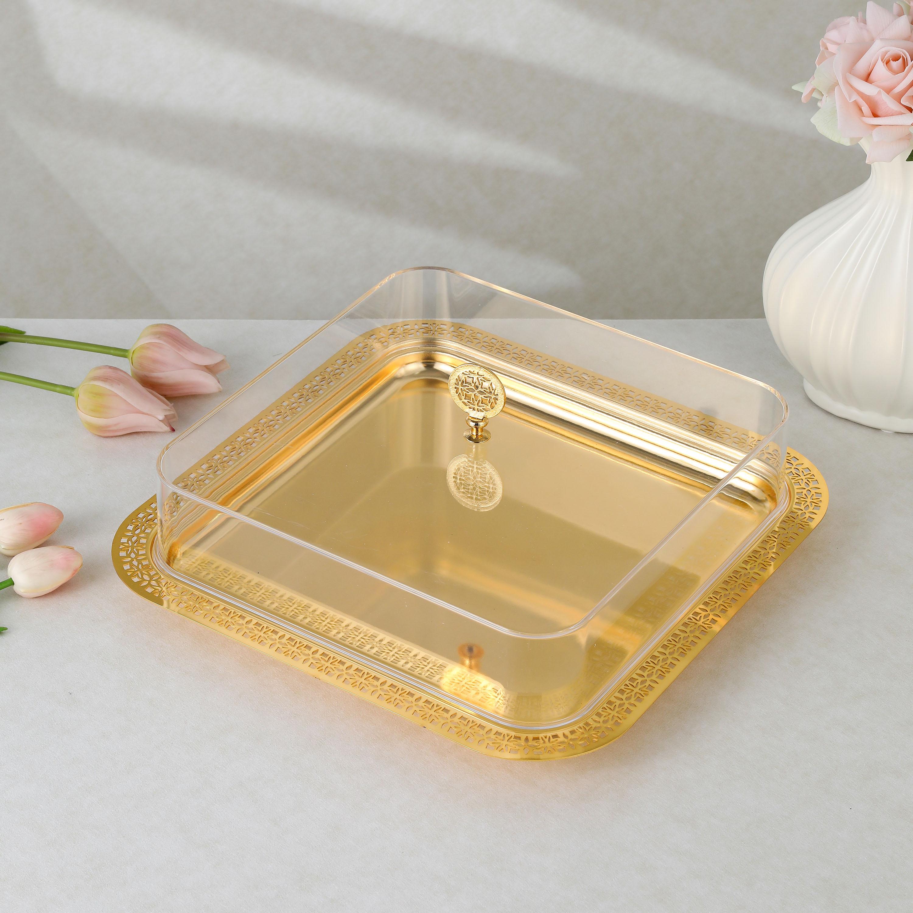 Cutout Detail Serving Tray with Lid-household-dining-serveware-servingtrays-image-2