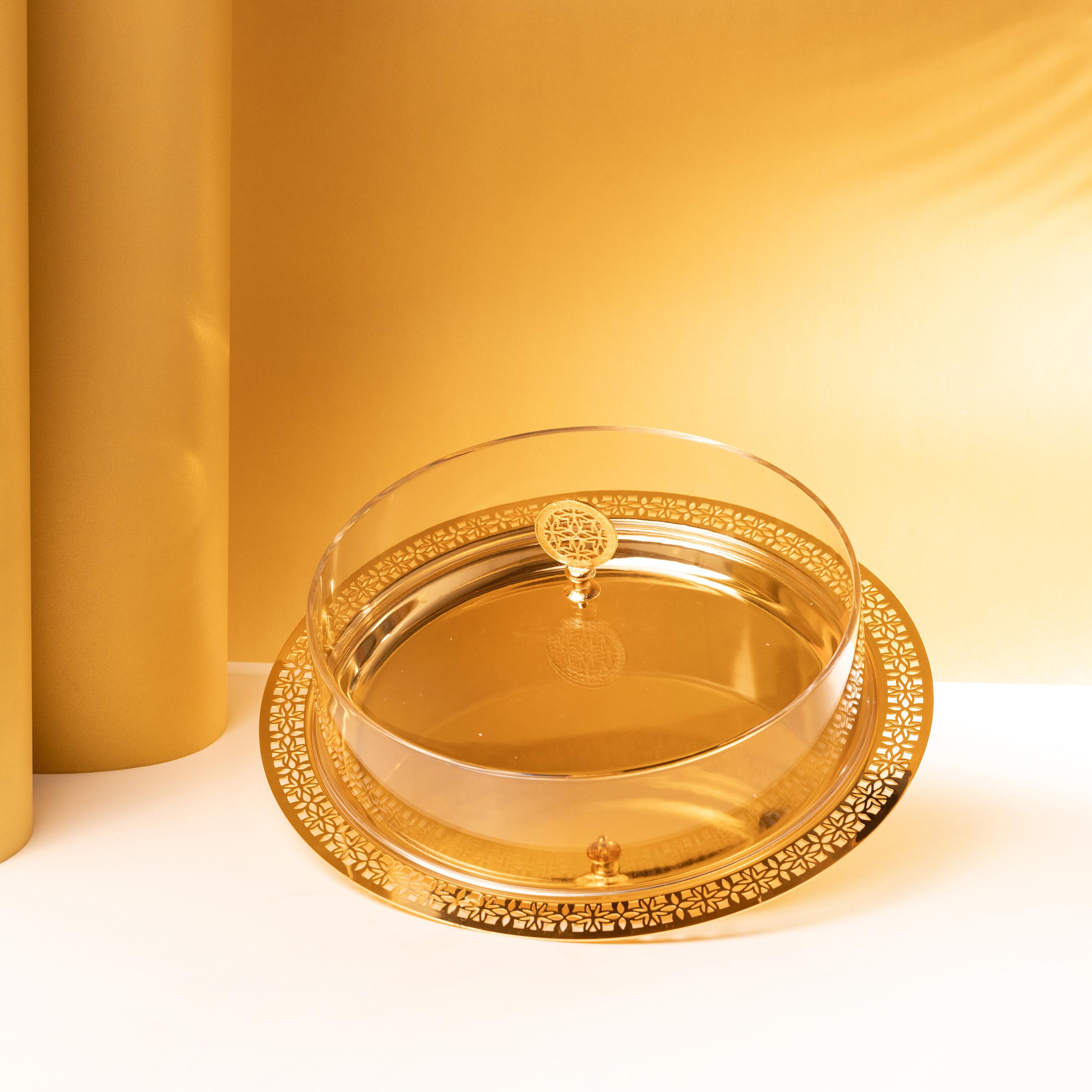 Cutout Detail Serving Tray with Lid-household-dining-serveware-servingtrays-image-1
