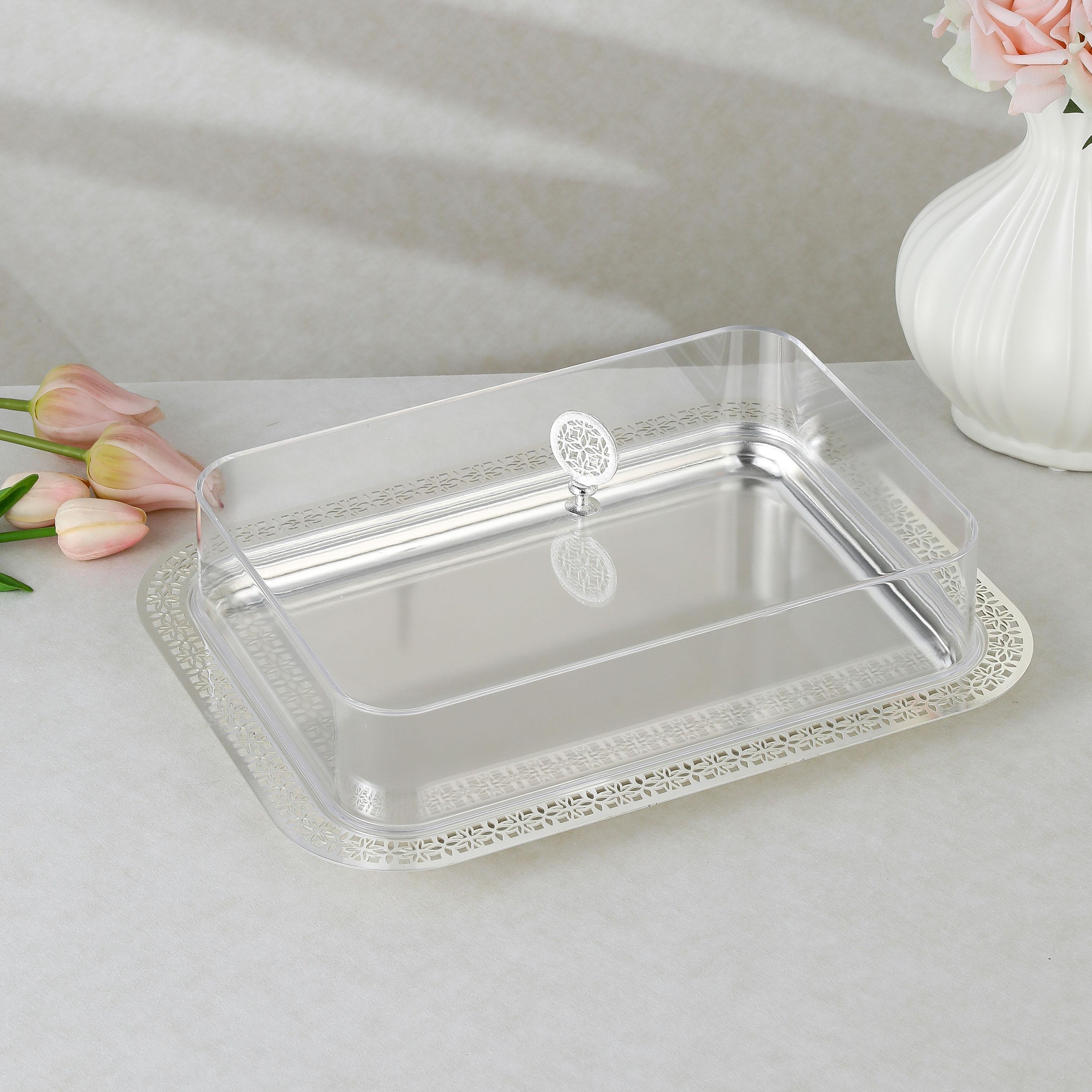 Cutout Detail Serving Tray with Lid-household-dining-serveware-servingtrays-image-1