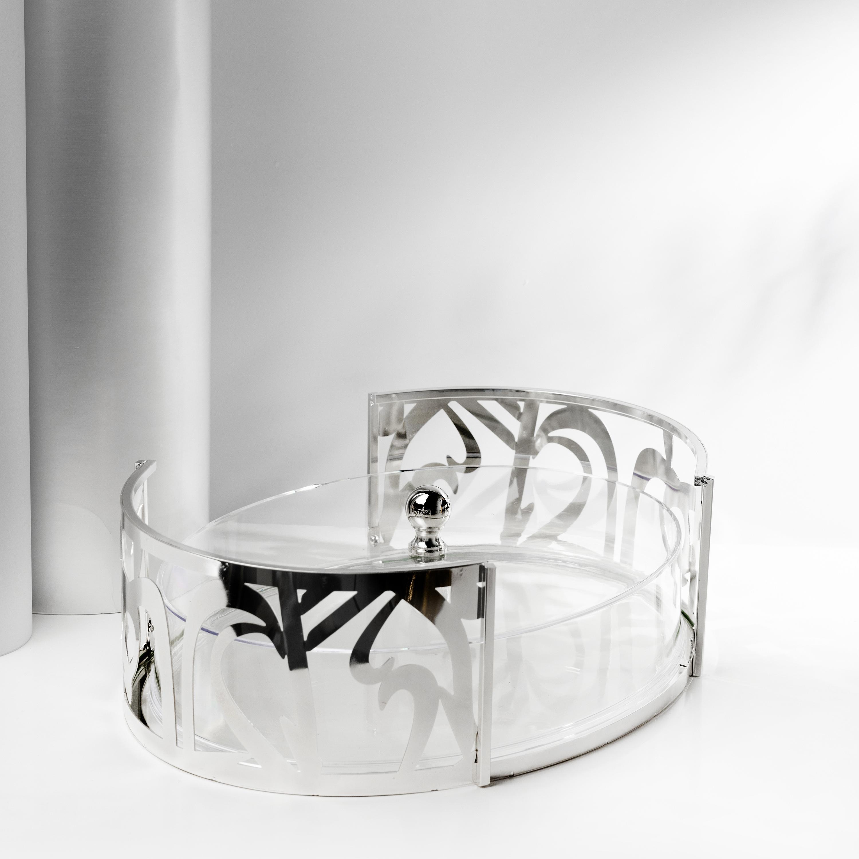 طقم تقديم بزخرفة الخط العربي من قطعتين من أوتانتيك-household-dining-dinnerware-bowls-image-2