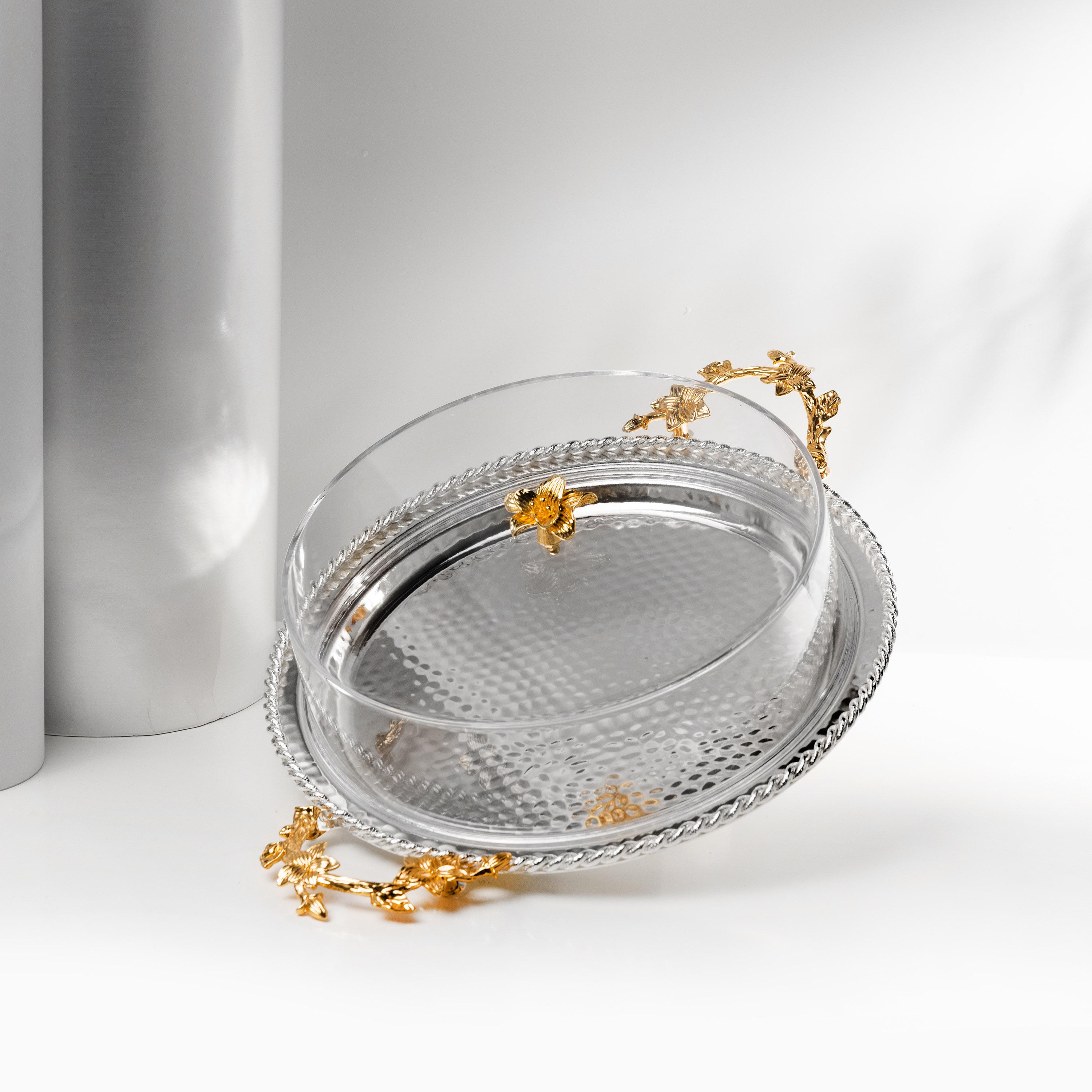 Stainless Steel Serving Tray with Lid-household-dining-serveware-servingtrays-image-2