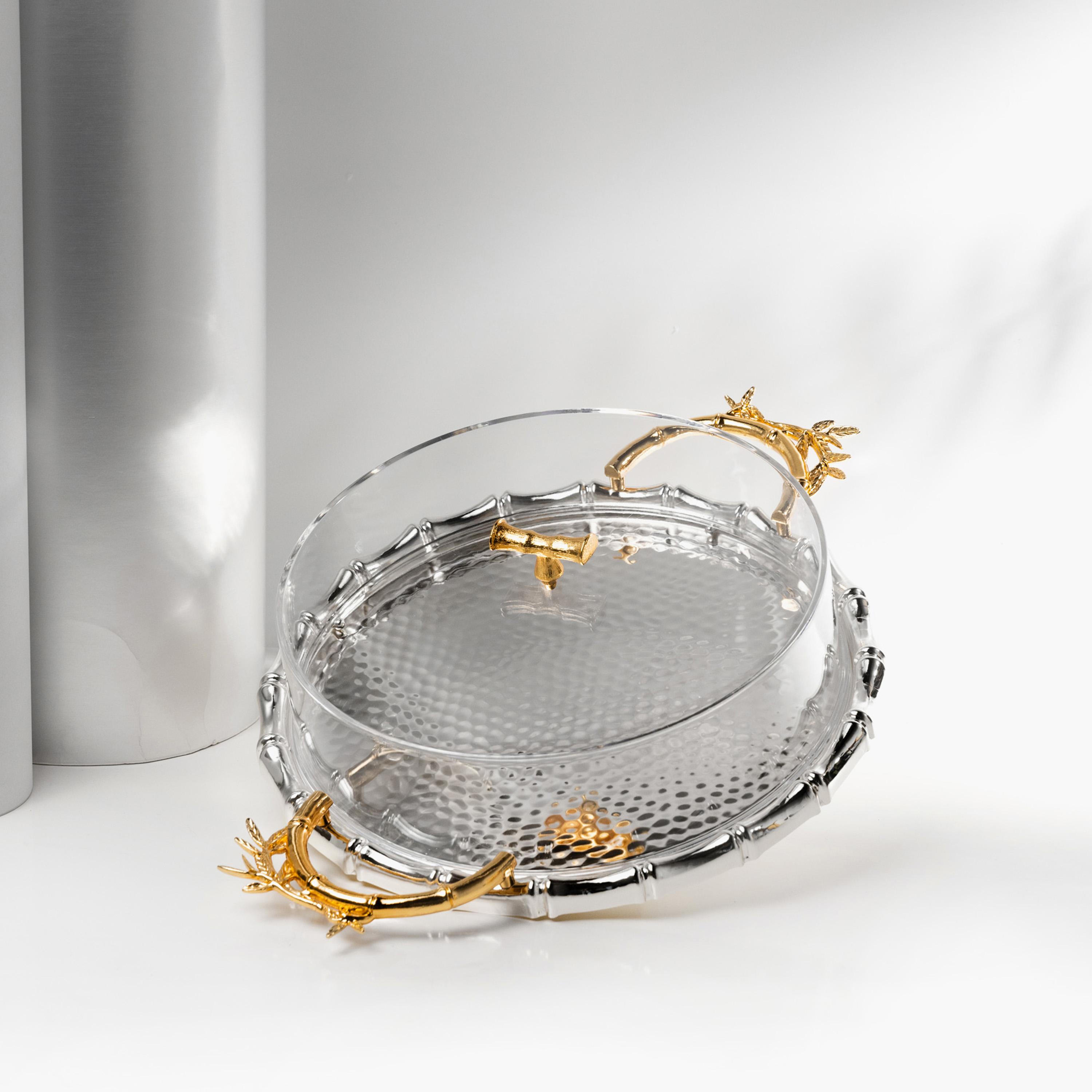 Stainless Steel Serving Tray with Lid-household-dining-serveware-servingtrays-image-2