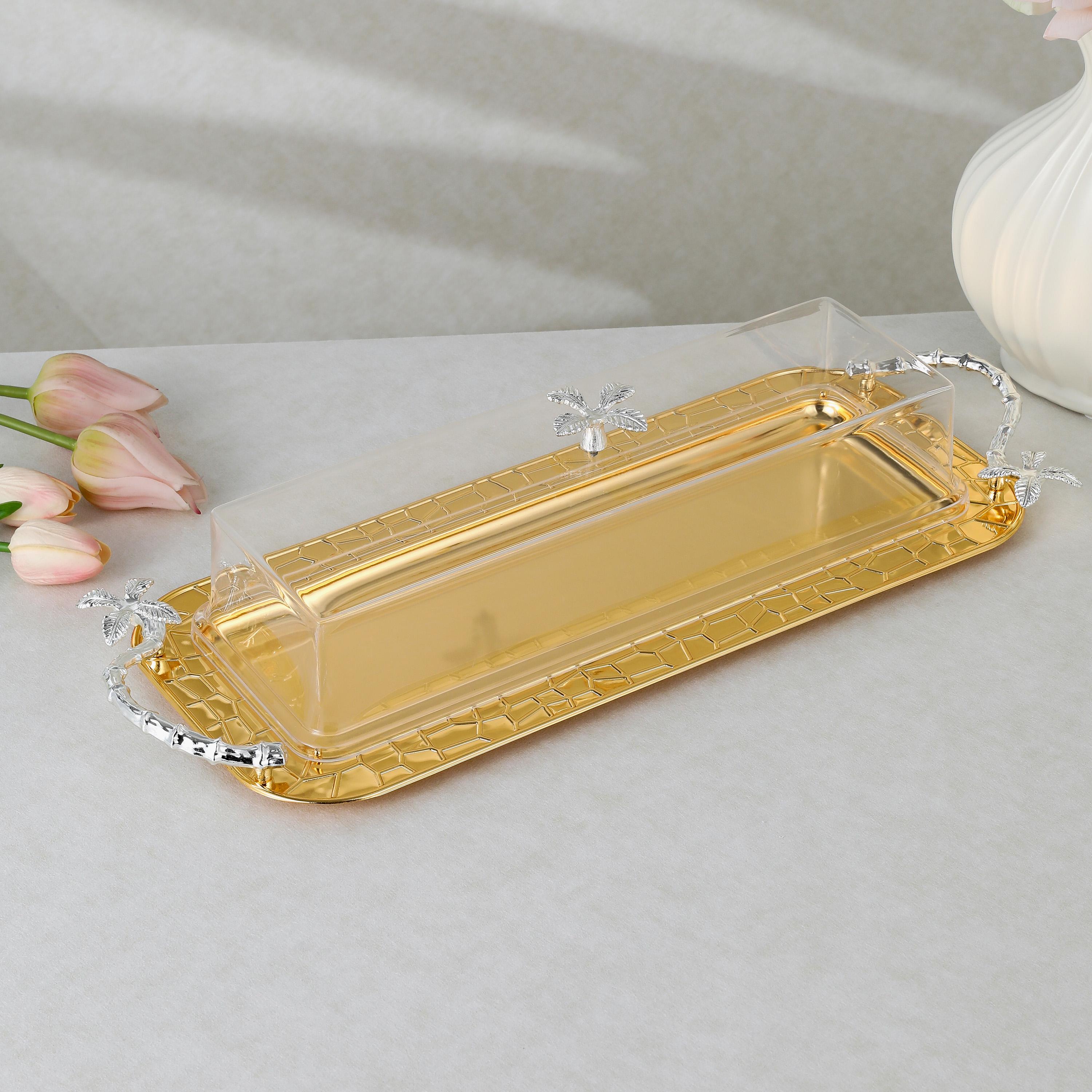 Stainless Steel Serving Tray with Lid-household-dining-serveware-servingtrays-image-2