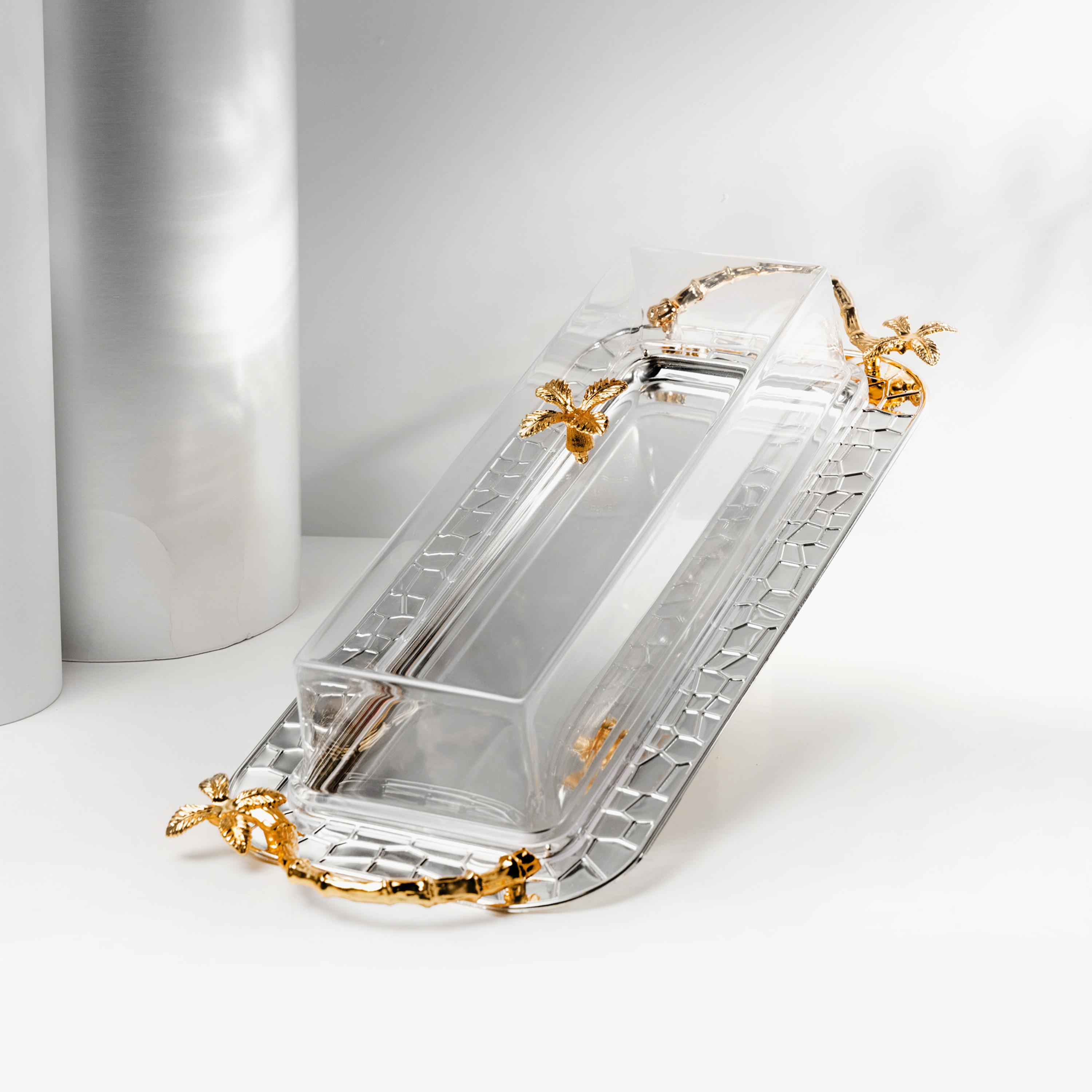 Stainless Steel Serving Tray with Lid-household-dining-serveware-servingtrays-image-2