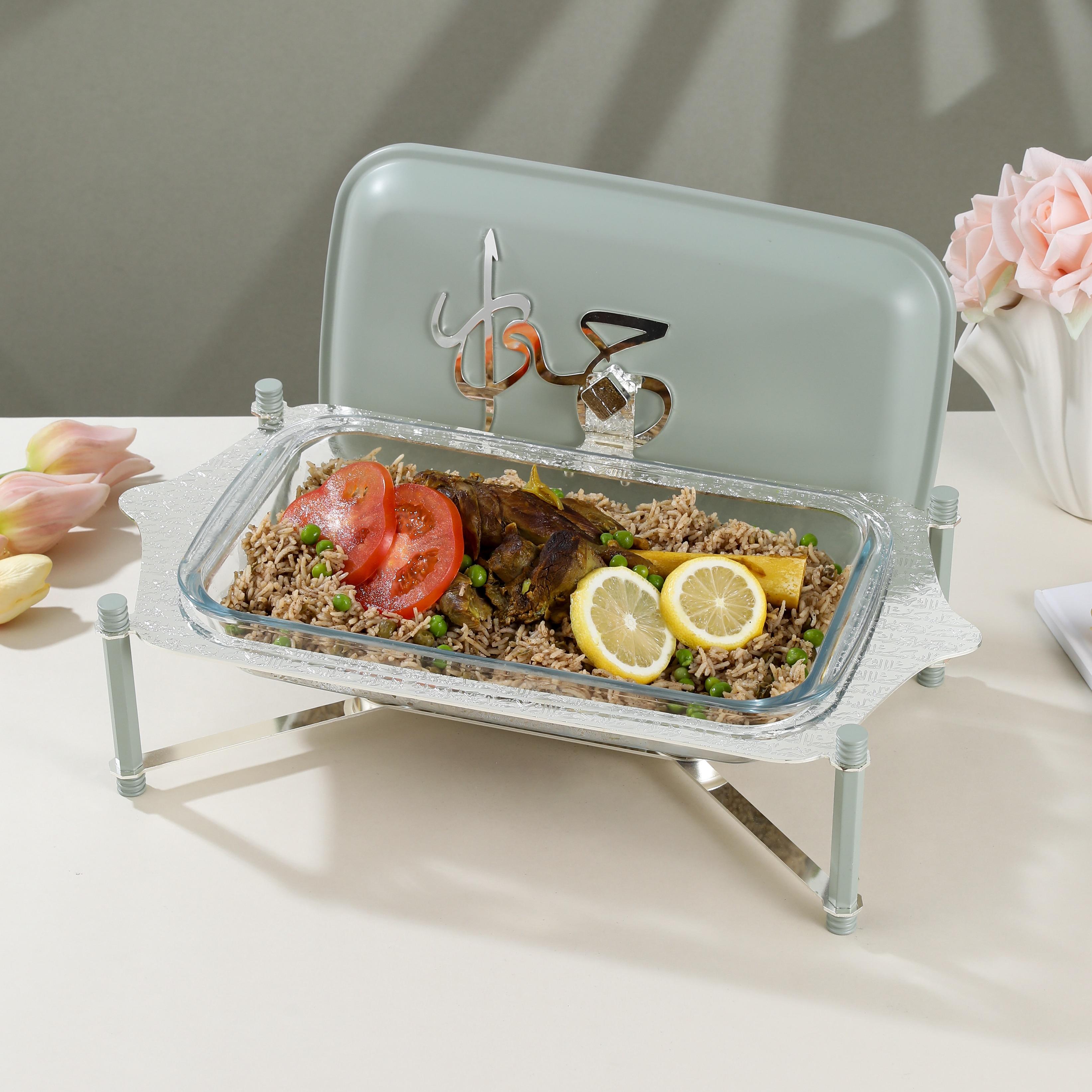 Arabic Calligraphy 3-Piece Food Warmer Set-household-dining-serveware-foodwarmersandcasseroles-image-1