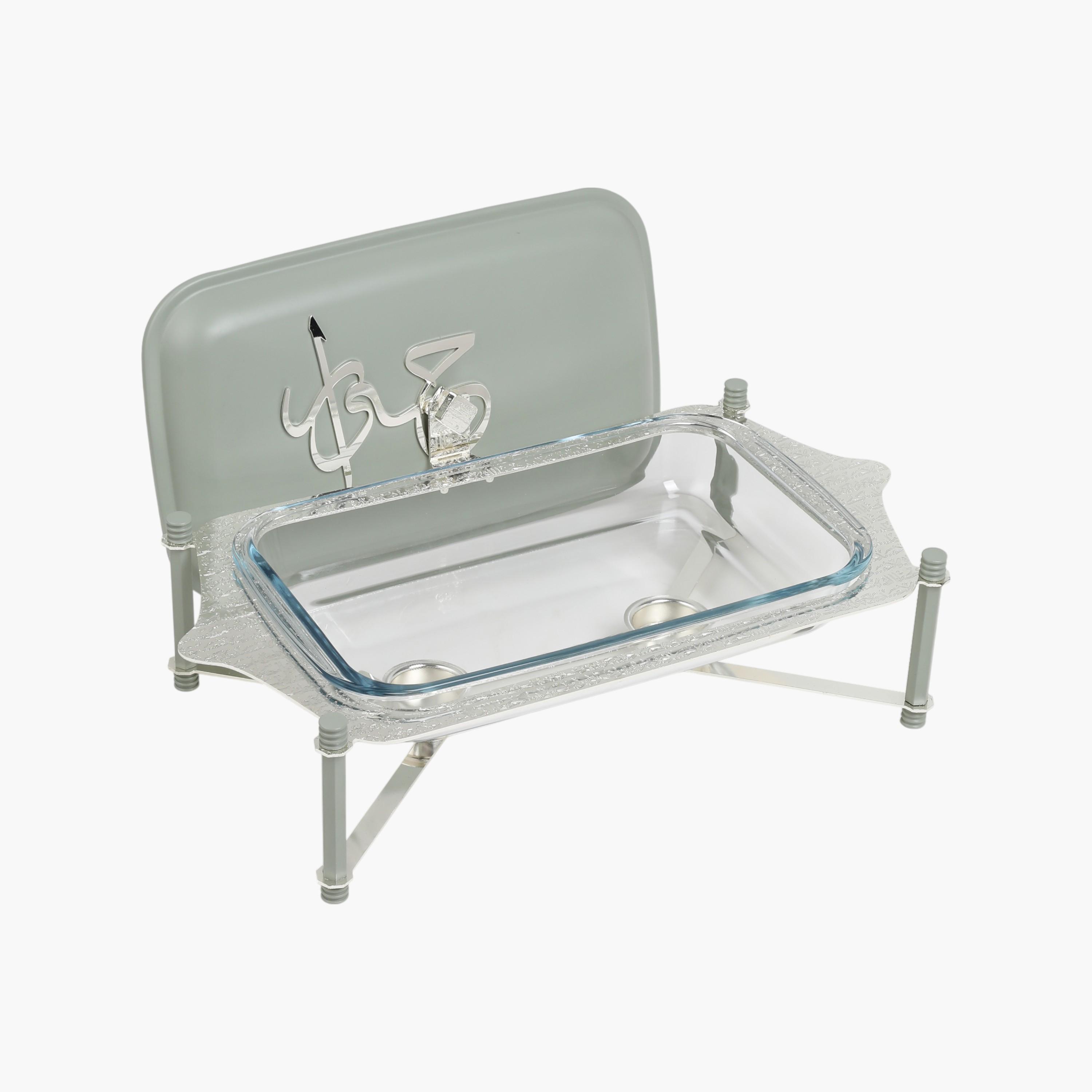 Arabic Calligraphy 3-Piece Food Warmer Set-household-dining-serveware-foodwarmersandcasseroles-image-4