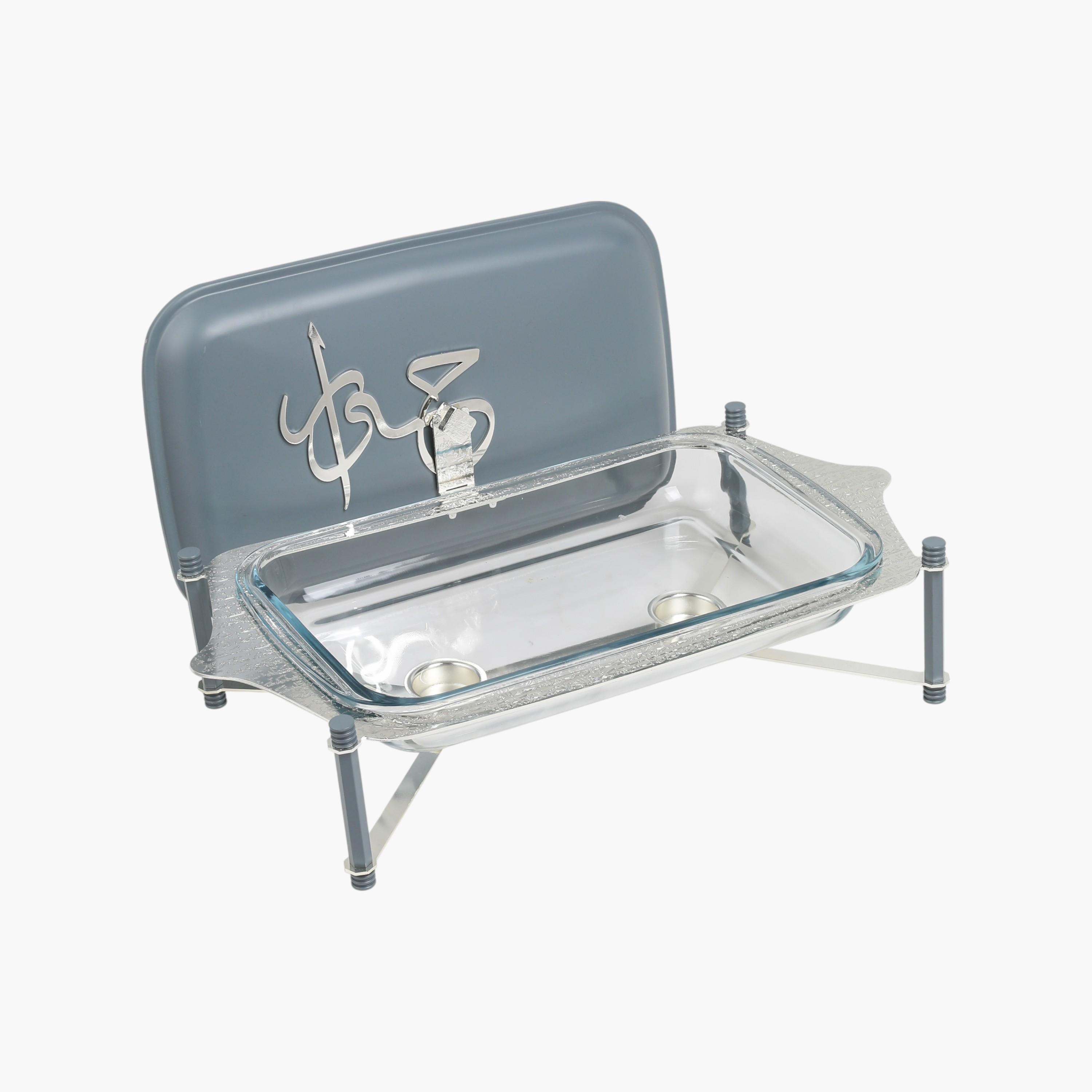 Arabic Calligraphy 3-Piece Food Warmer Set-household-dining-serveware-foodwarmersandcasseroles-image-4