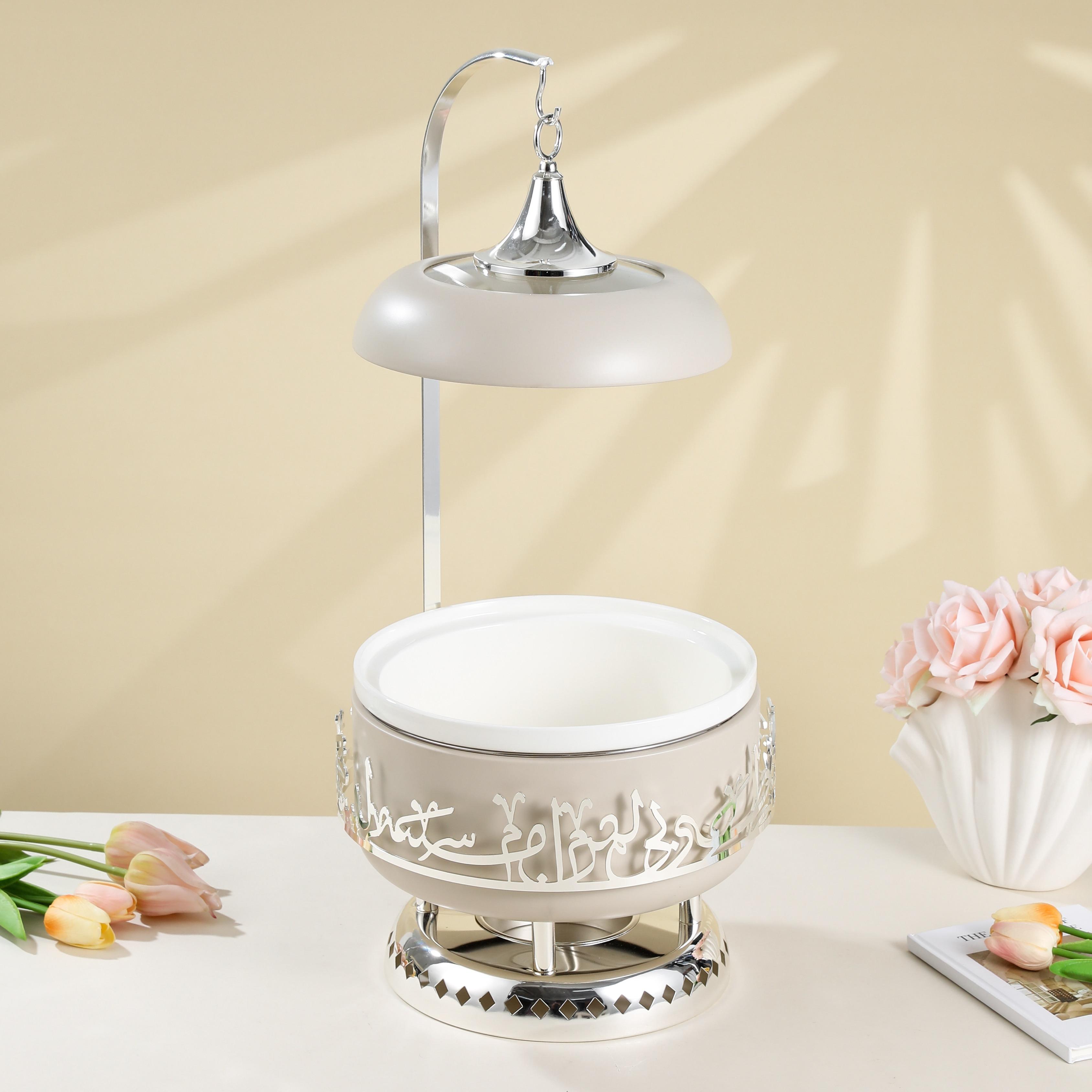 طقم سخان طعام 3 قطع بتفاصيل الخط العربي من أوتانتيك-household-dining-serveware-foodwarmersandcasseroles-image-1