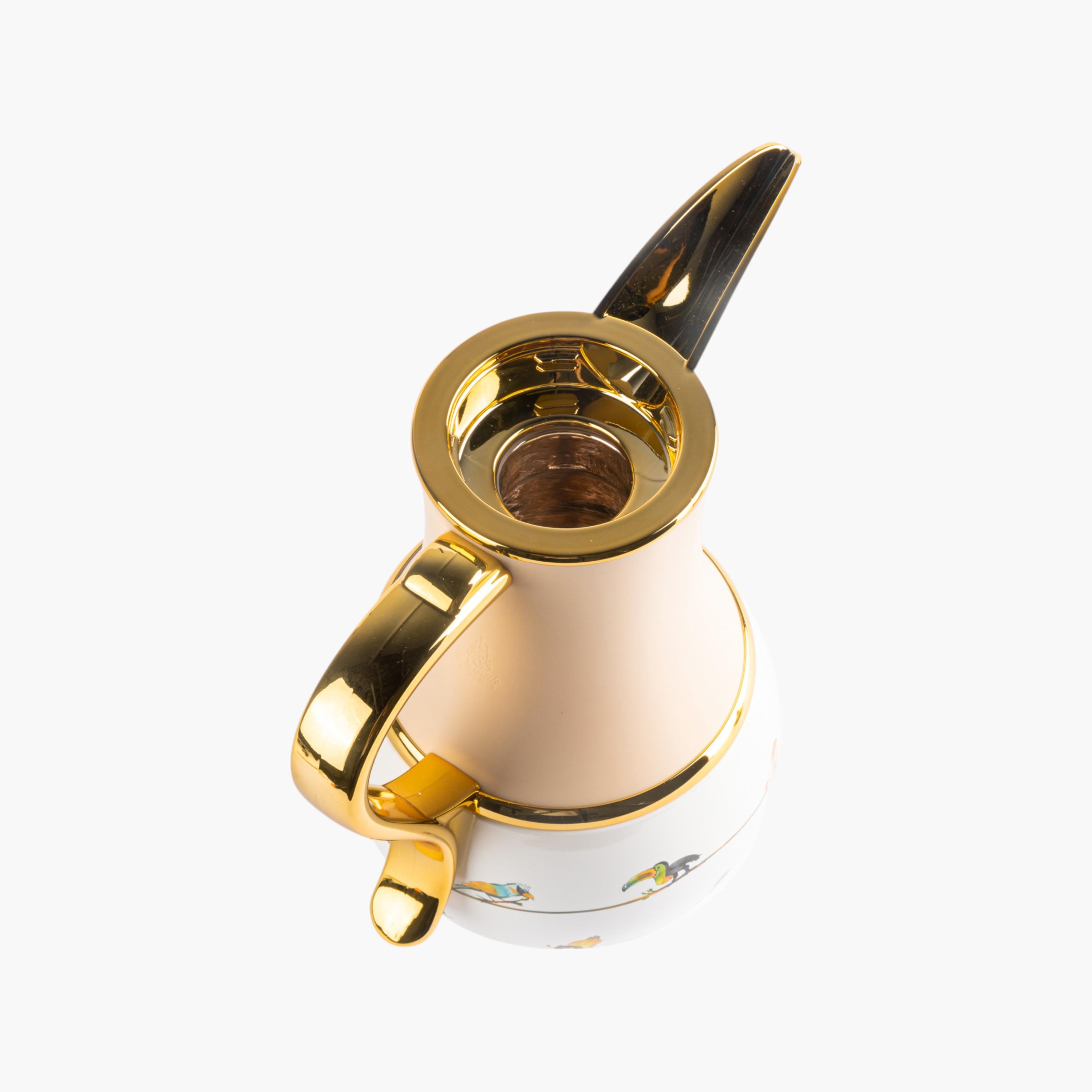 ترمس فولاذ مفرّغ من الهواء بطبعات عصفور مع مقبض من أوتانتيك-household-dining-teaandcoffee-vacuumflaskscoffeeandteapots-image-3