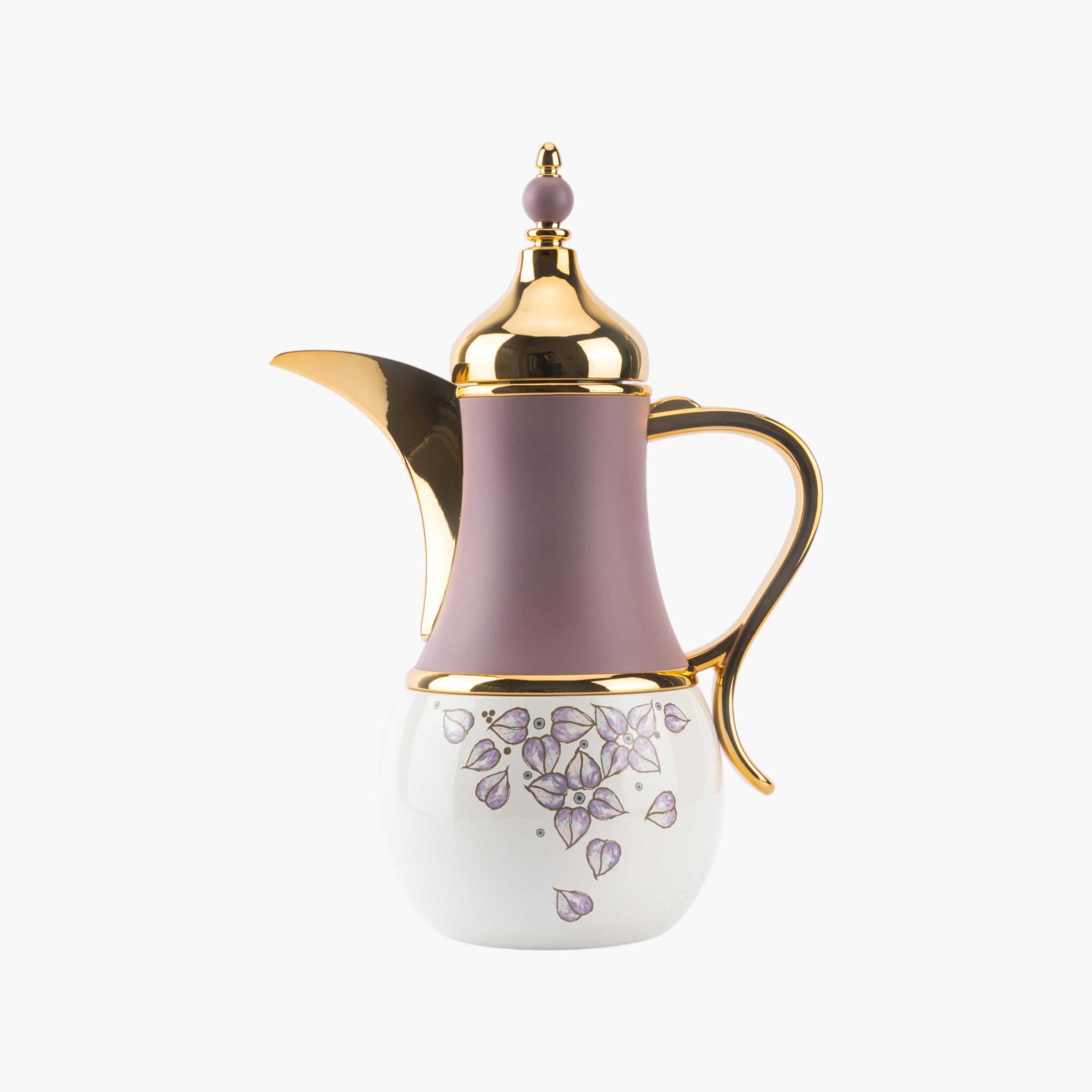 Printed Steel Vacuum Flask with Handle-household-dining-teaandcoffee-vacuumflaskscoffeeandteapots-image-1