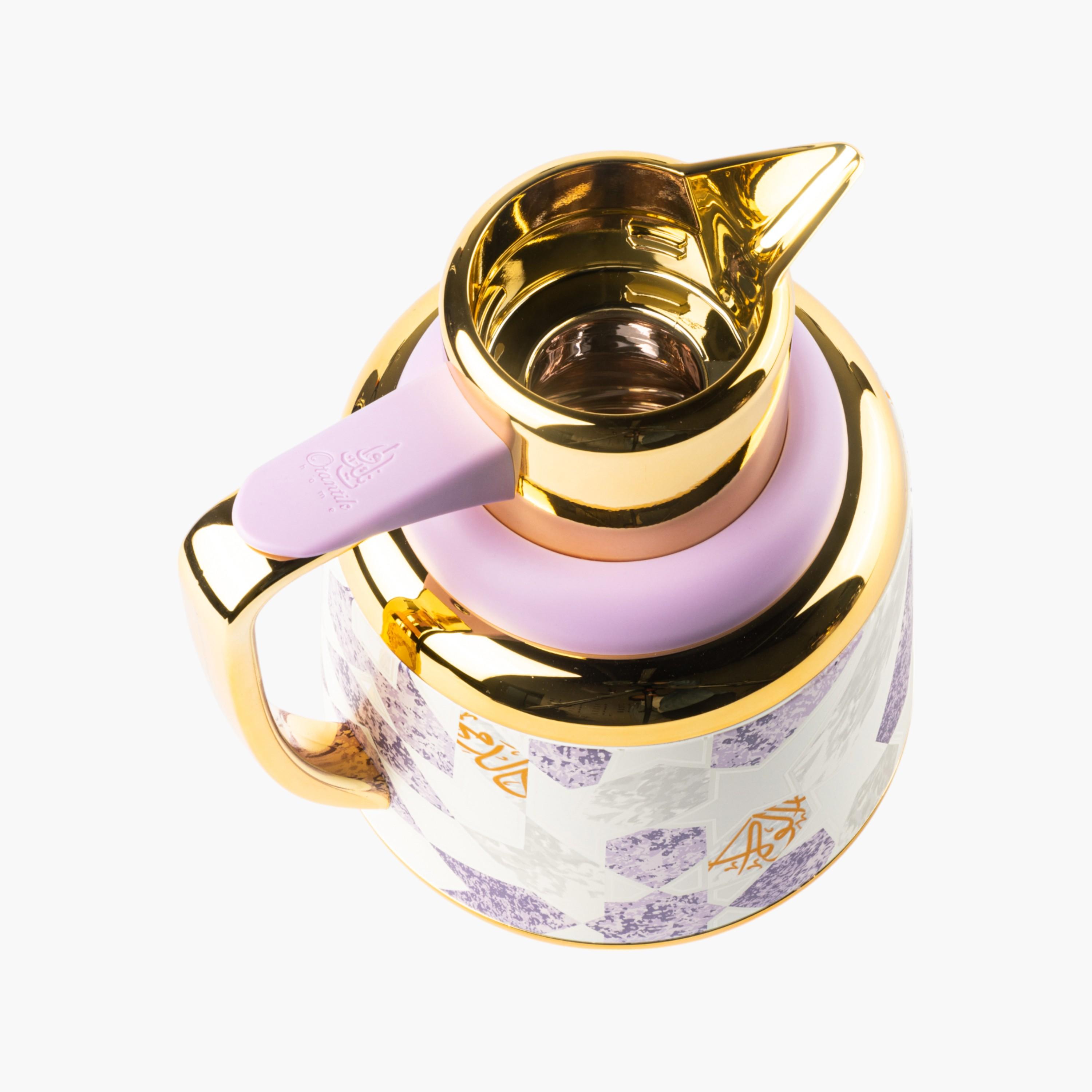Arabic Calligraphy Print Vacuum Flask with Handle-household-dining-teaandcoffee-vacuumflaskscoffeeandteapots-image-2