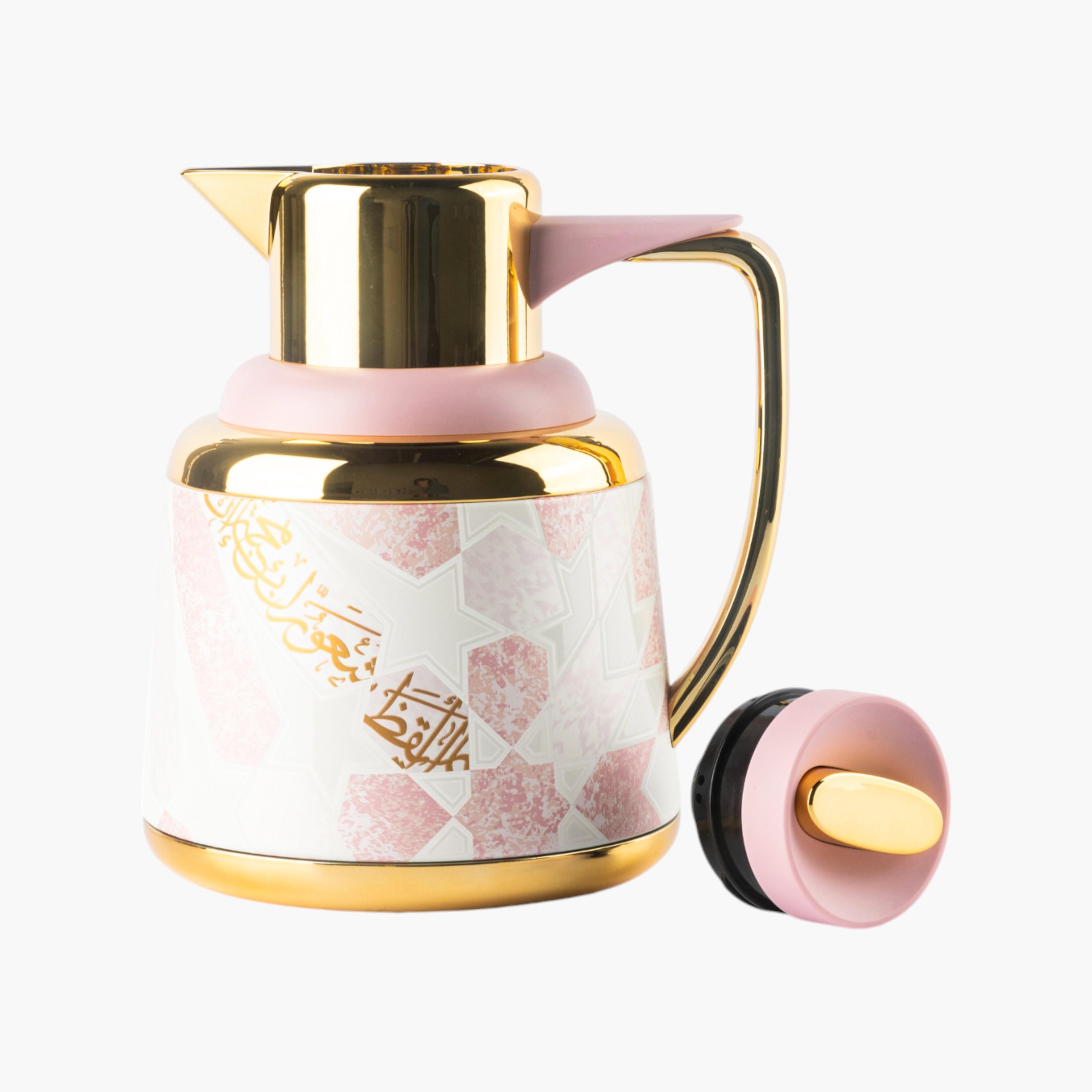 Arabic Calligraphy Print Vacuum Flask with Handle-household-dining-teaandcoffee-vacuumflaskscoffeeandteapots-image-3