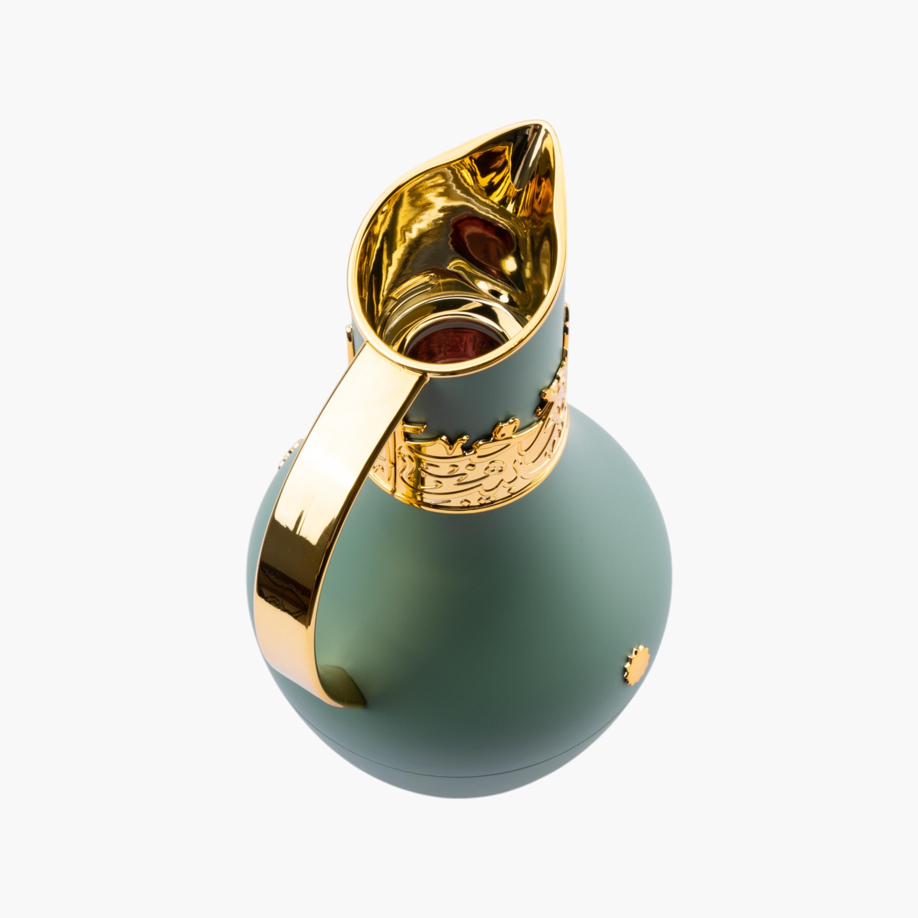 Arabic Calligraphy Detail Vacuum Flask with Handle-household-dining-teaandcoffee-vacuumflaskscoffeeandteapots-image-2