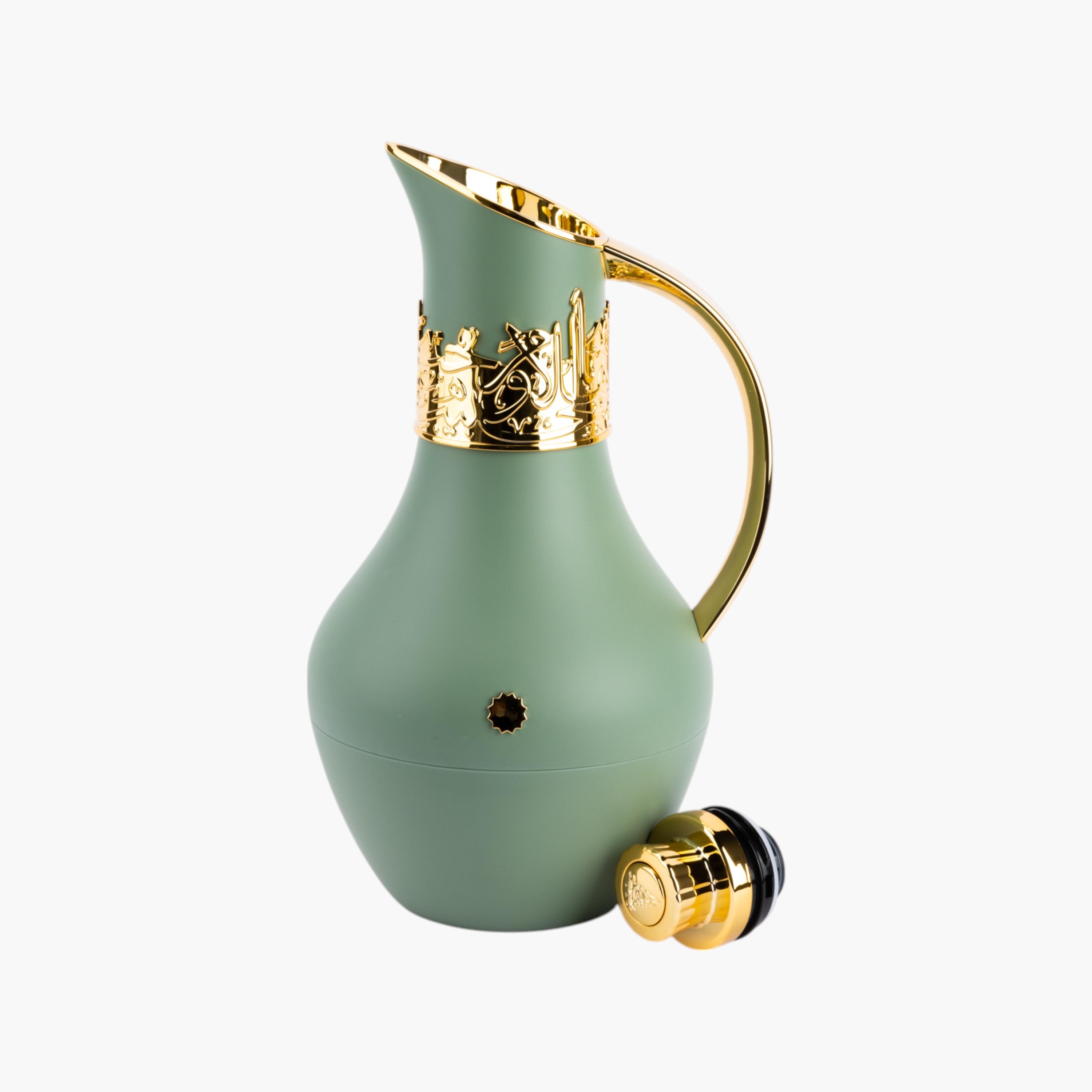 Arabic Calligraphy Detail Vacuum Flask with Handle-household-dining-teaandcoffee-vacuumflaskscoffeeandteapots-image-3