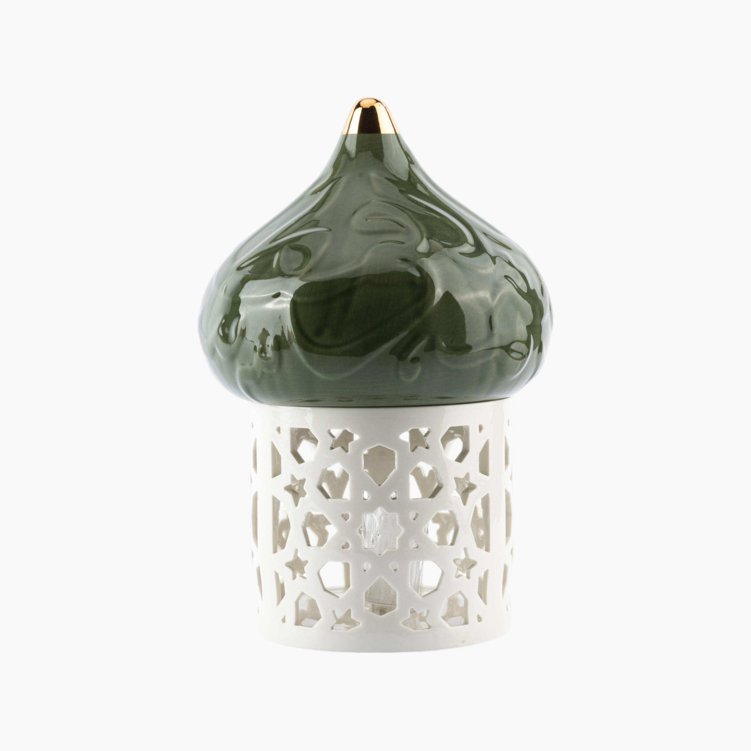 Cutout Detail Porcelain Candleholder-household-decor-candleholdersandlanterns-image-3