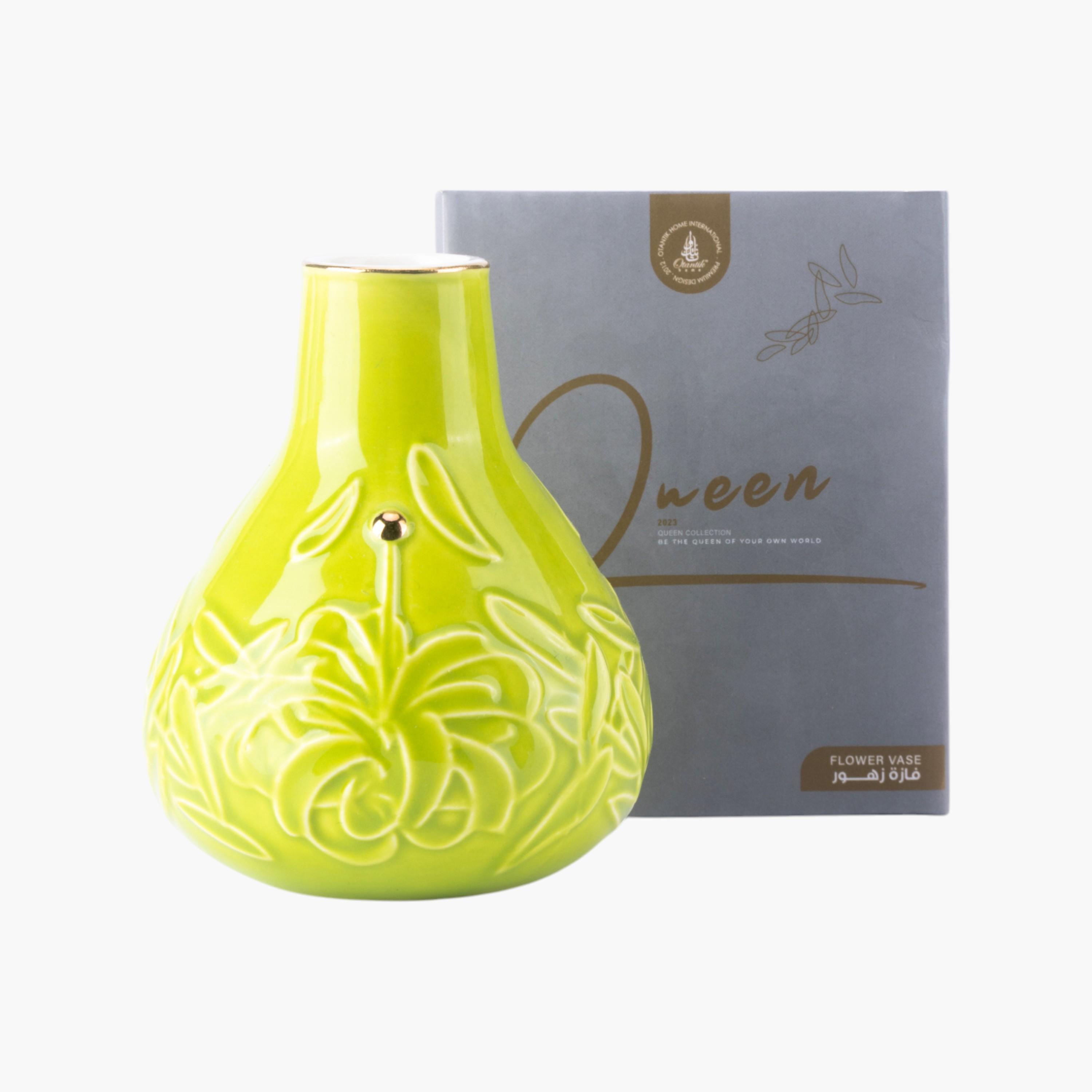 Floral Embossed Vase-household-decor-vasesandbowls-image-2