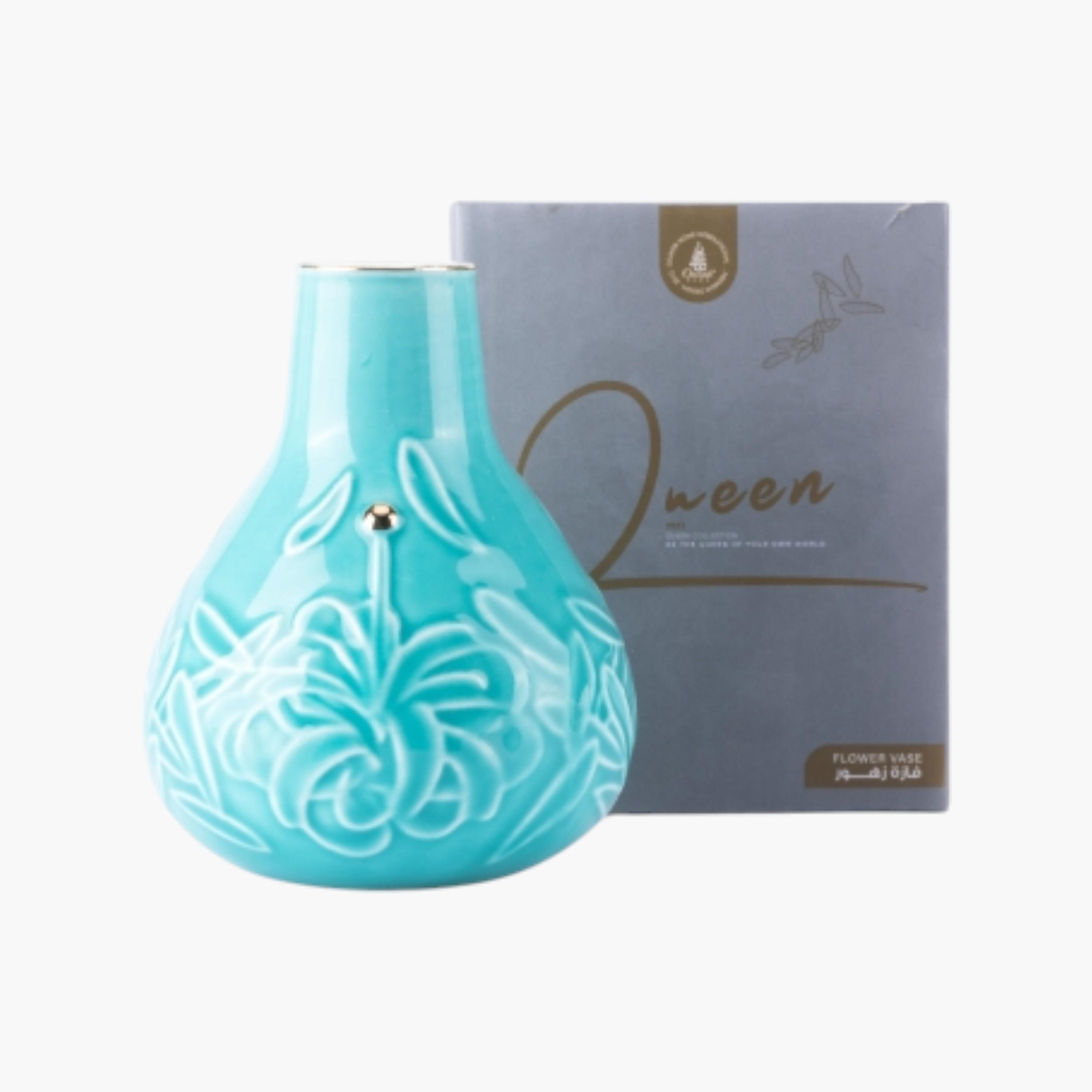 Floral Embossed Vase-household-decor-vasesandbowls-image-2