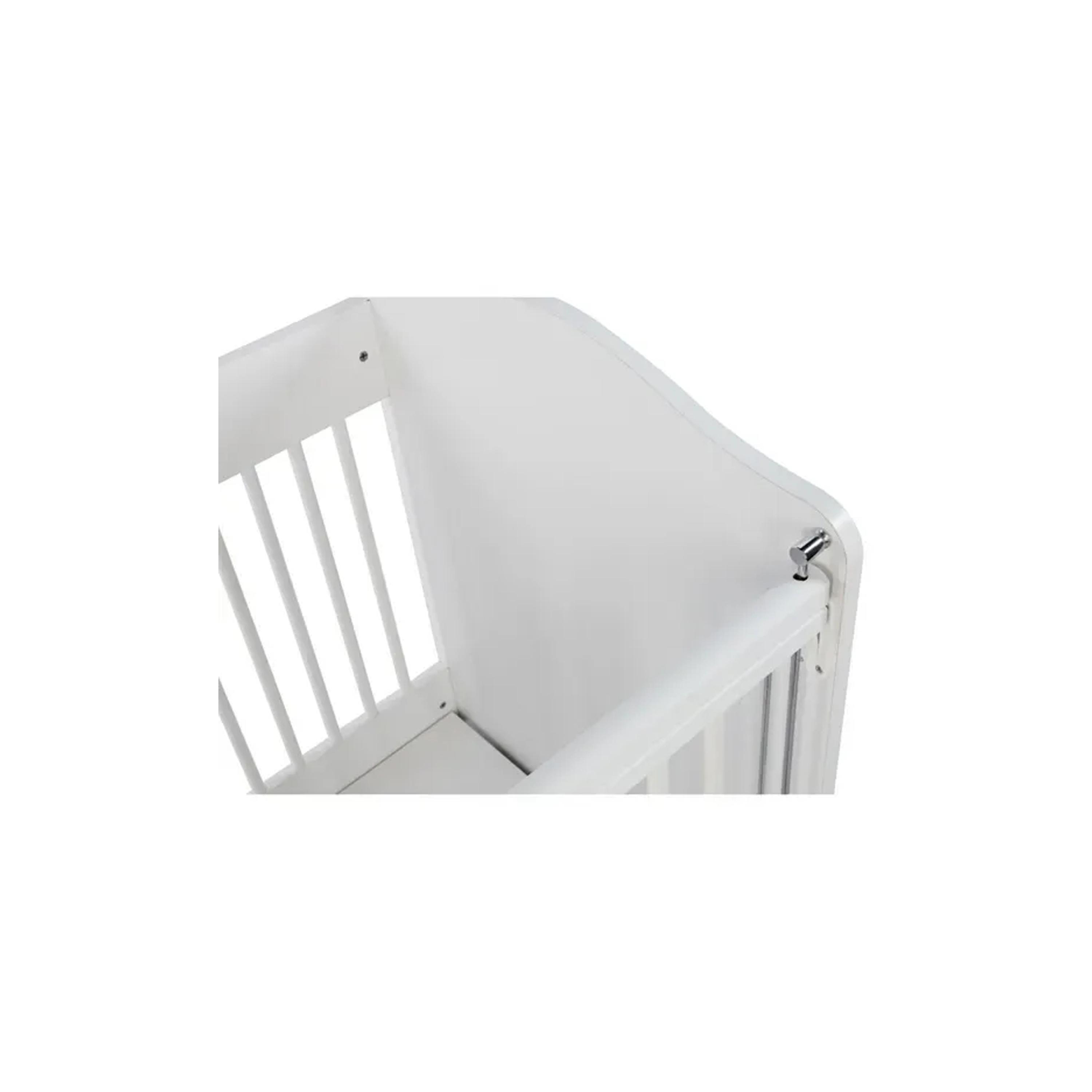 Belis Nino Convertible Baby Bed with Drawers - Dove - 50 x 100 cm-baby-nursery-furniture-cribsandbeds-beds-image-7