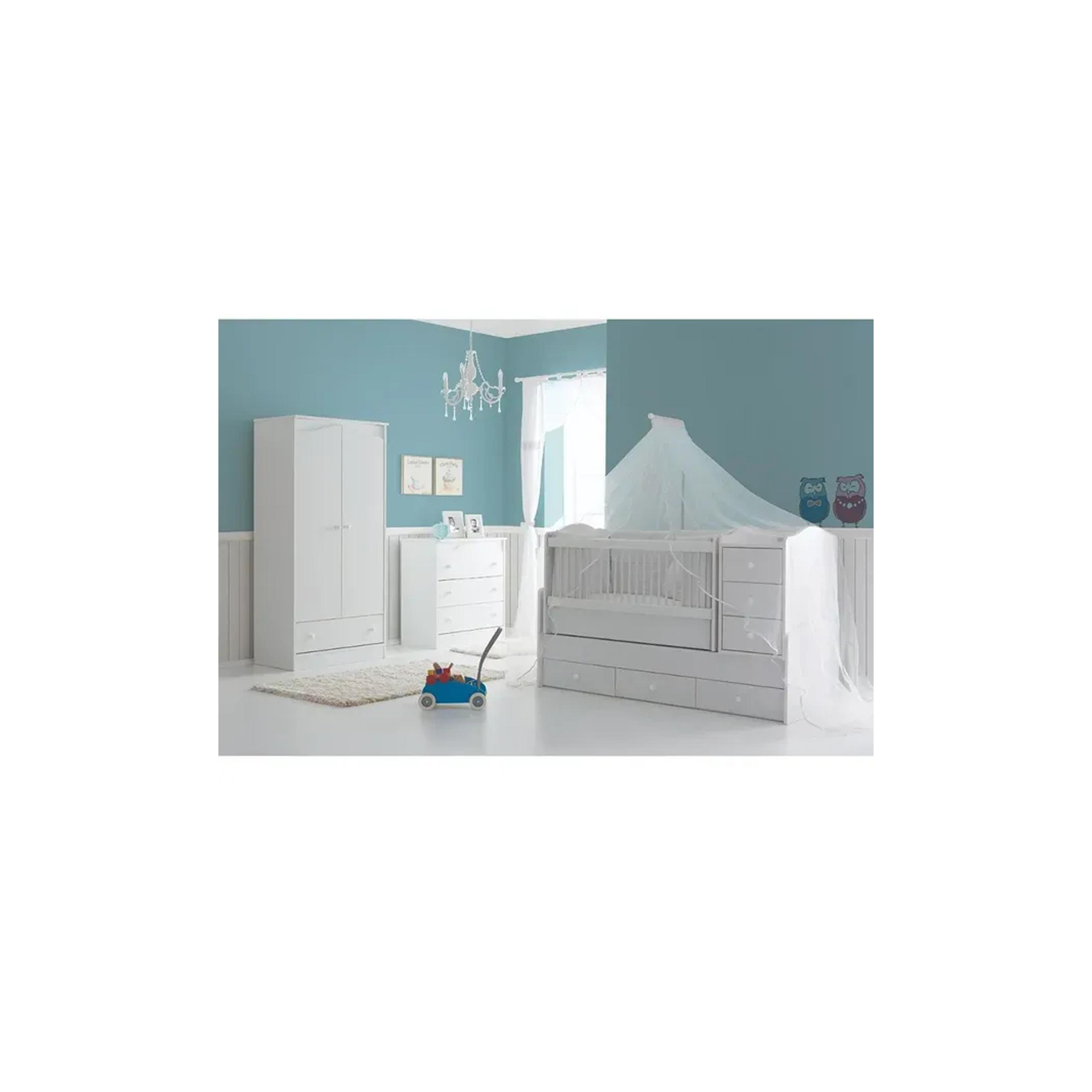 سرير أطفال إيفا القابل للتحويل مع أدراج من بيليس  - بياز - ٦٠ × ١٧٠ سم-baby-nursery-furniture-cribsandbeds-beds-image-3