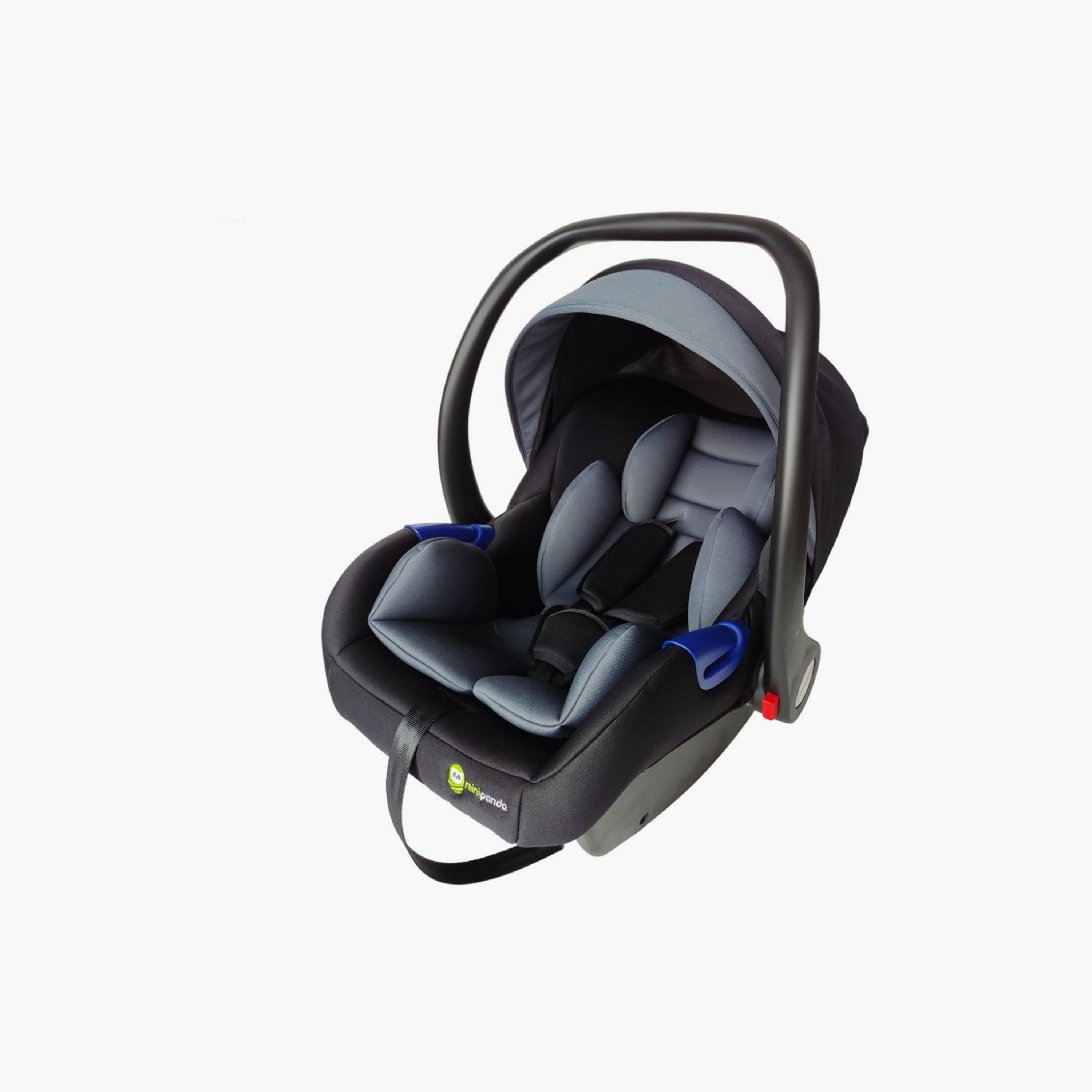 Mini Panda Ava TinyTravel Infant Car Seat - Ebony - 0-15 Months-baby-gear-carseats-image-1