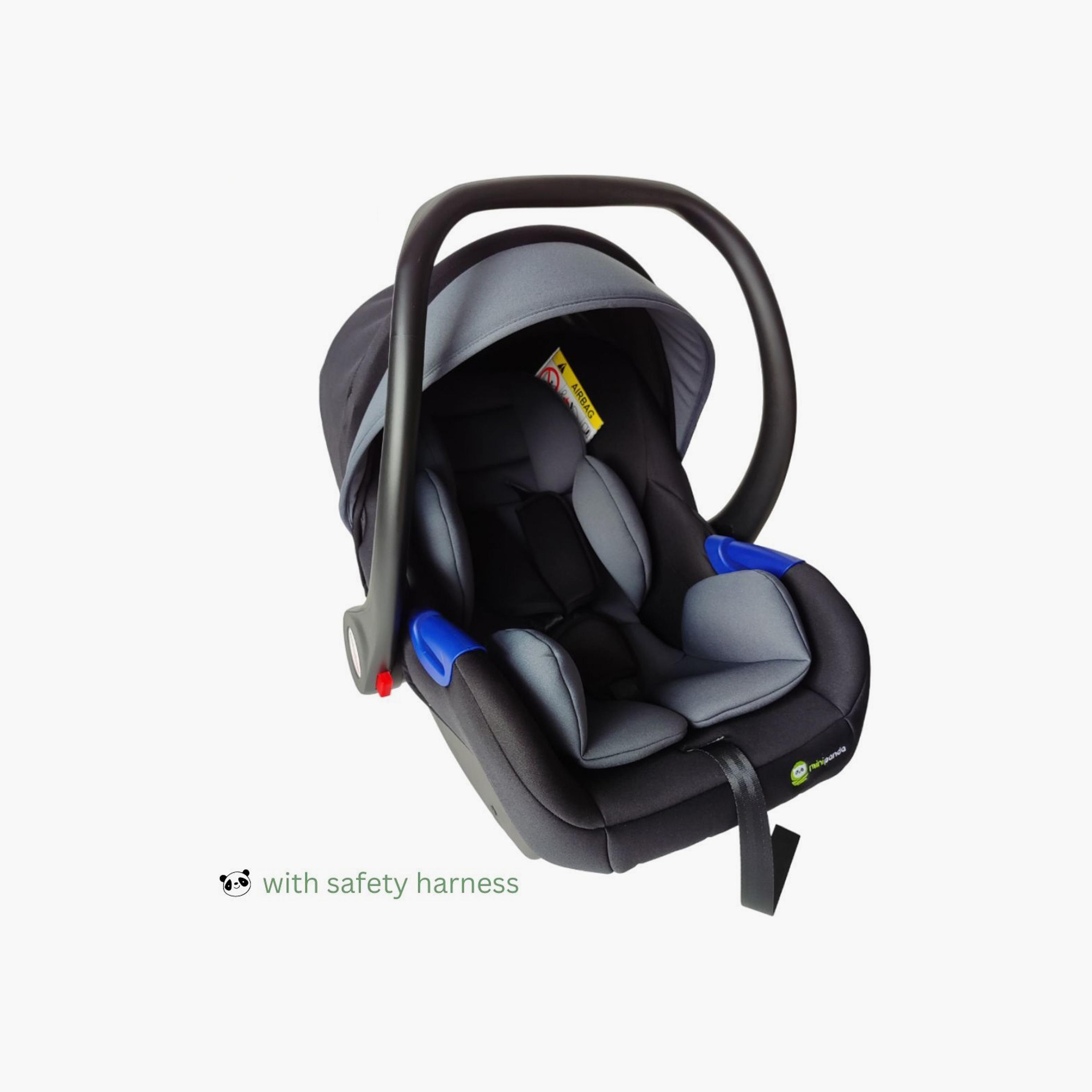 Mini Panda Ava TinyTravel Infant Car Seat - Ebony - 0-15 Months-baby-gear-carseats-image-10