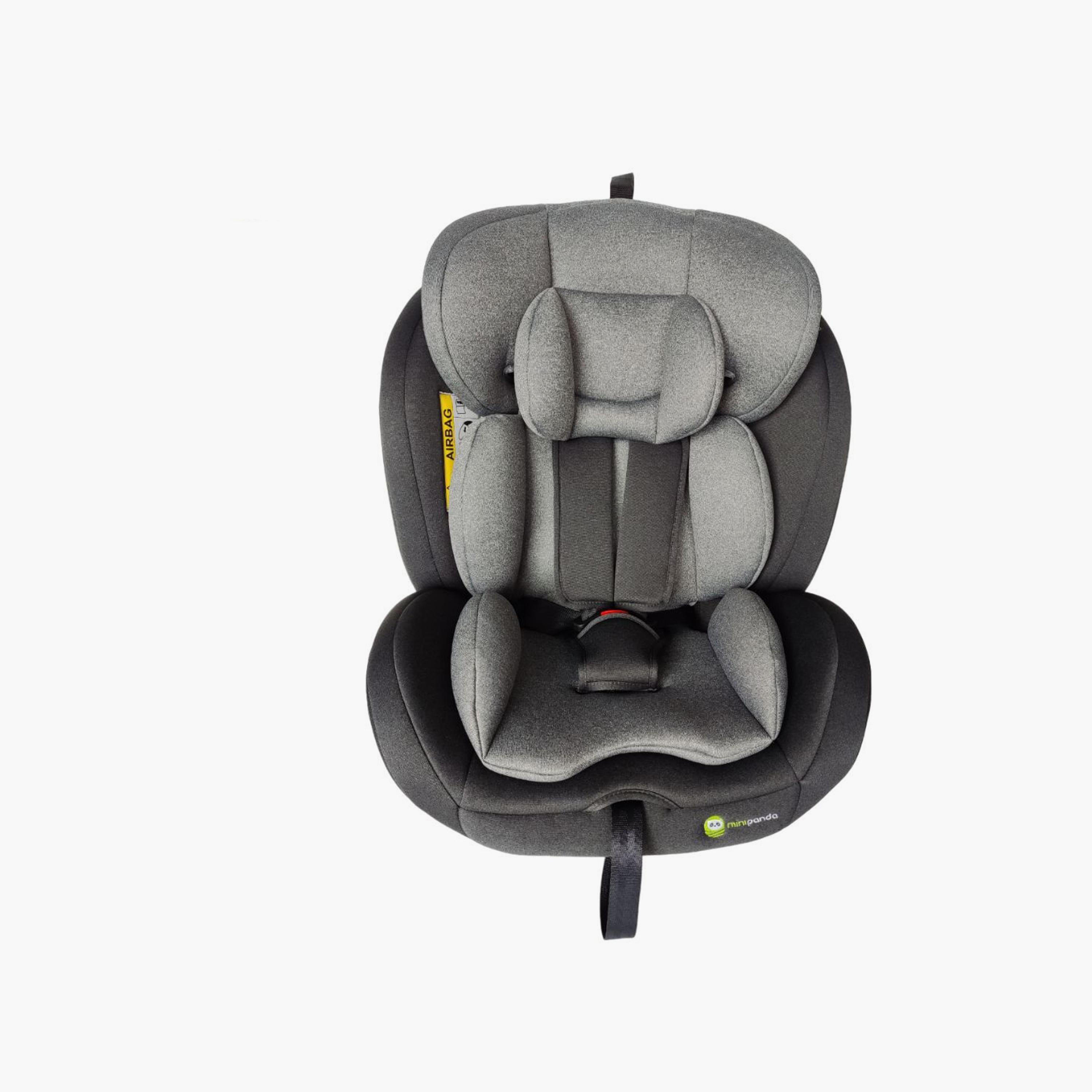 مقعد سيارة كاي دوار 360 درجة مع نظام آيزوفيكس من ميني باندا - فحمي - 0 إلى 12 سنة-baby-gear-carseats-image-8