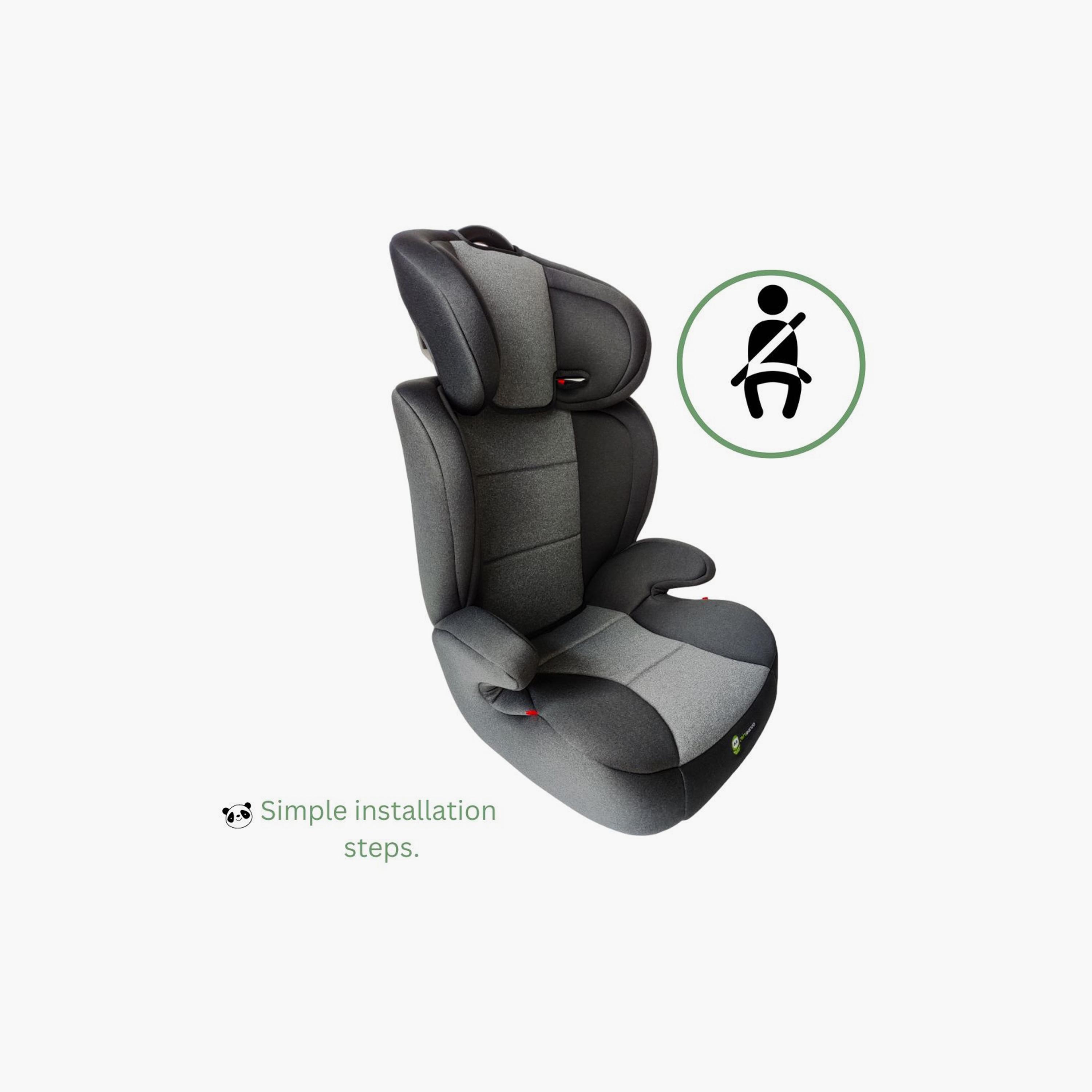 Mini Panda Carson 2-in-1 Booster Seat - Onyx - 3-12 Years-baby-gear-carseats-image-10