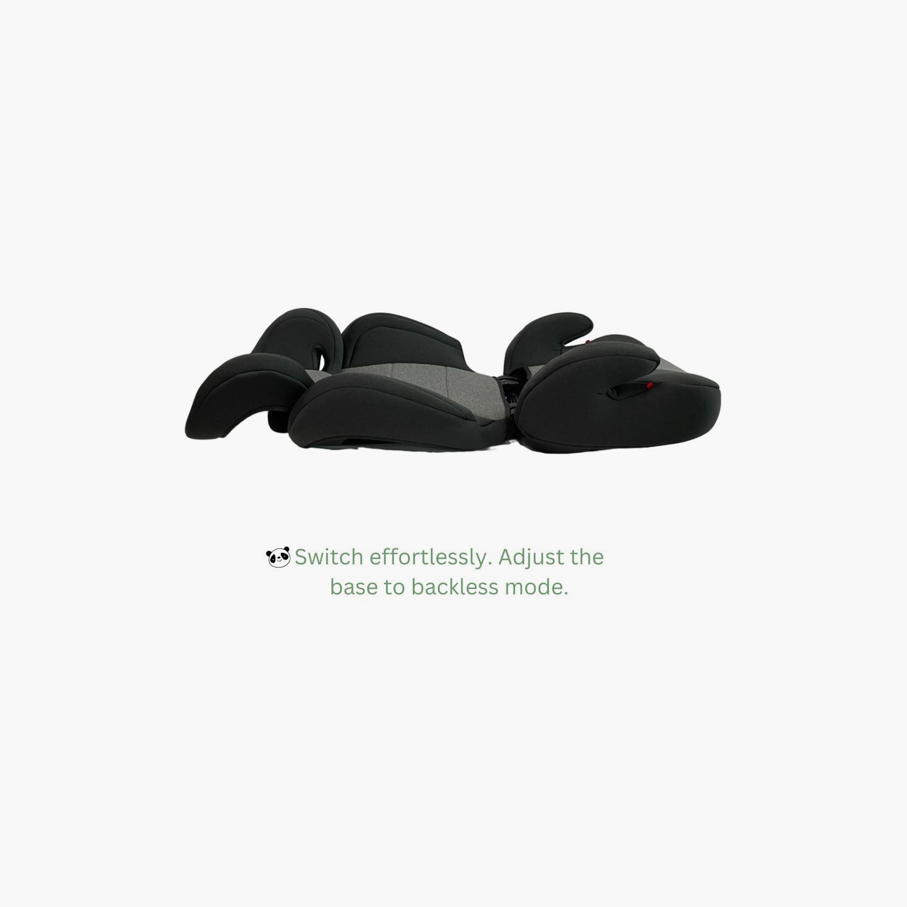Mini Panda Carson 2-in-1 Booster Seat - Onyx - 3-12 Years-baby-gear-carseats-image-12