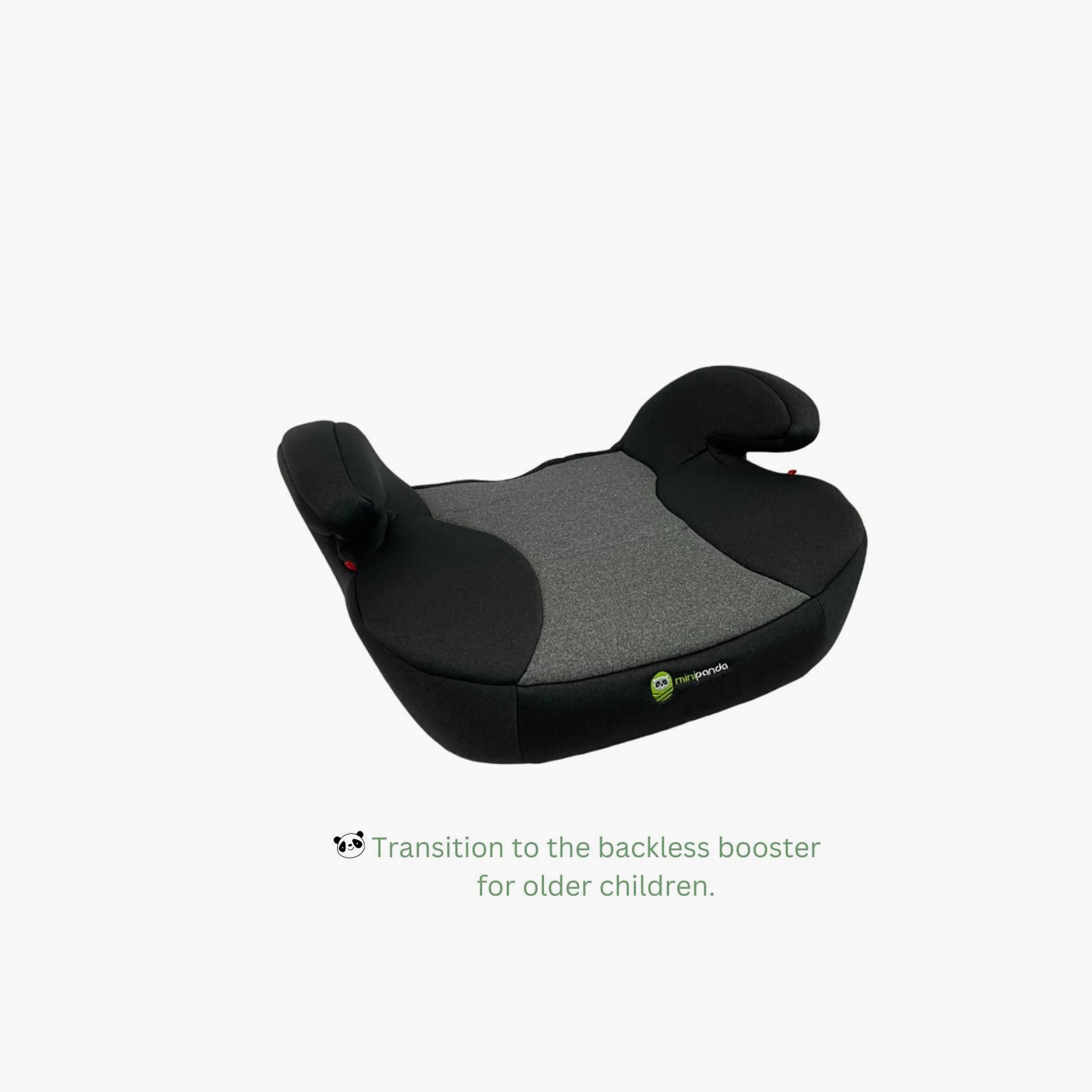 Mini Panda Carson 2-in-1 Booster Seat - Onyx - 3-12 Years-baby-gear-carseats-image-13