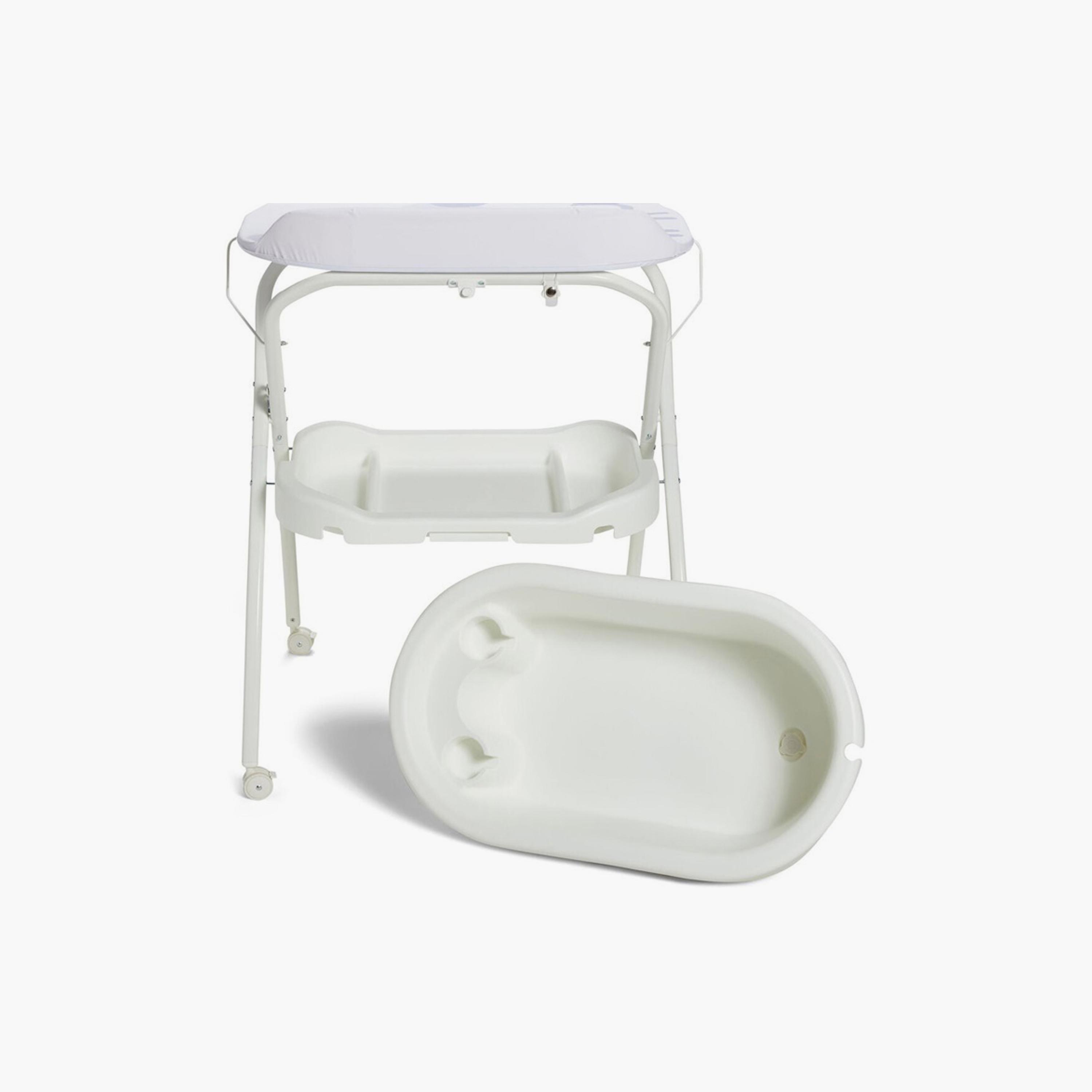 Mini Panda First Bubbly Changing Bath & Tidy Tray - White - 0-12 Months-baby-bathandcare-changingtables-image-2