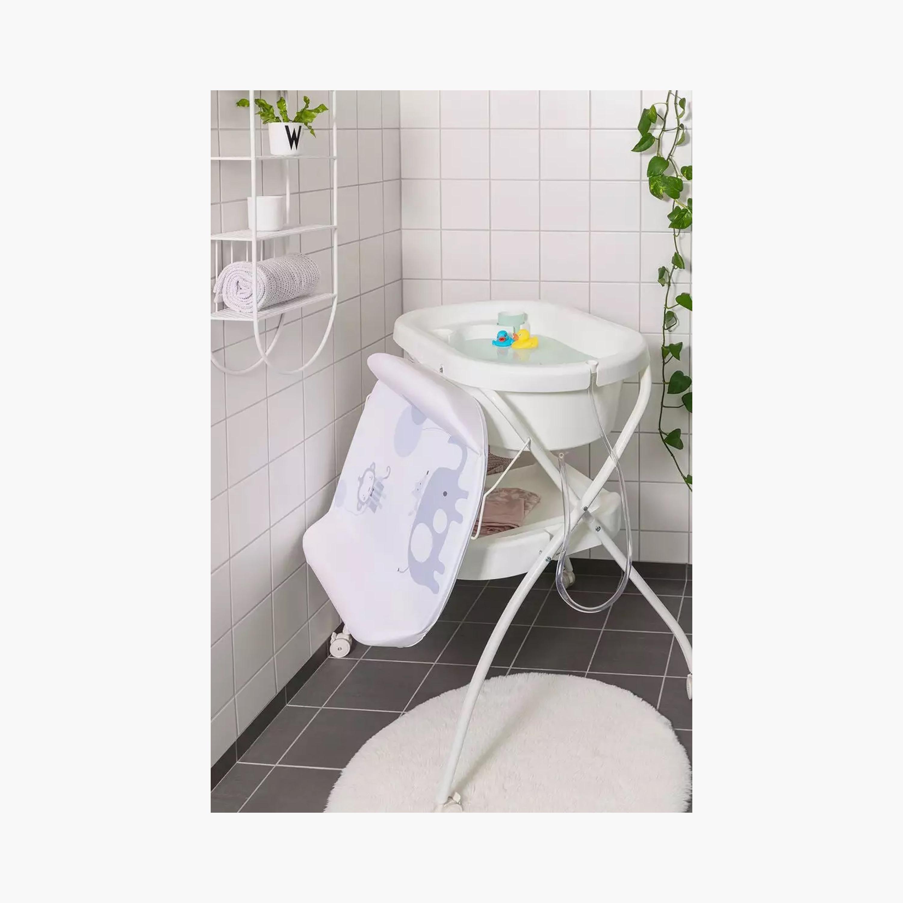 Mini Panda First Bubbly Changing Bath & Tidy Tray - White - 0-12 Months-baby-bathandcare-changingtables-image-5