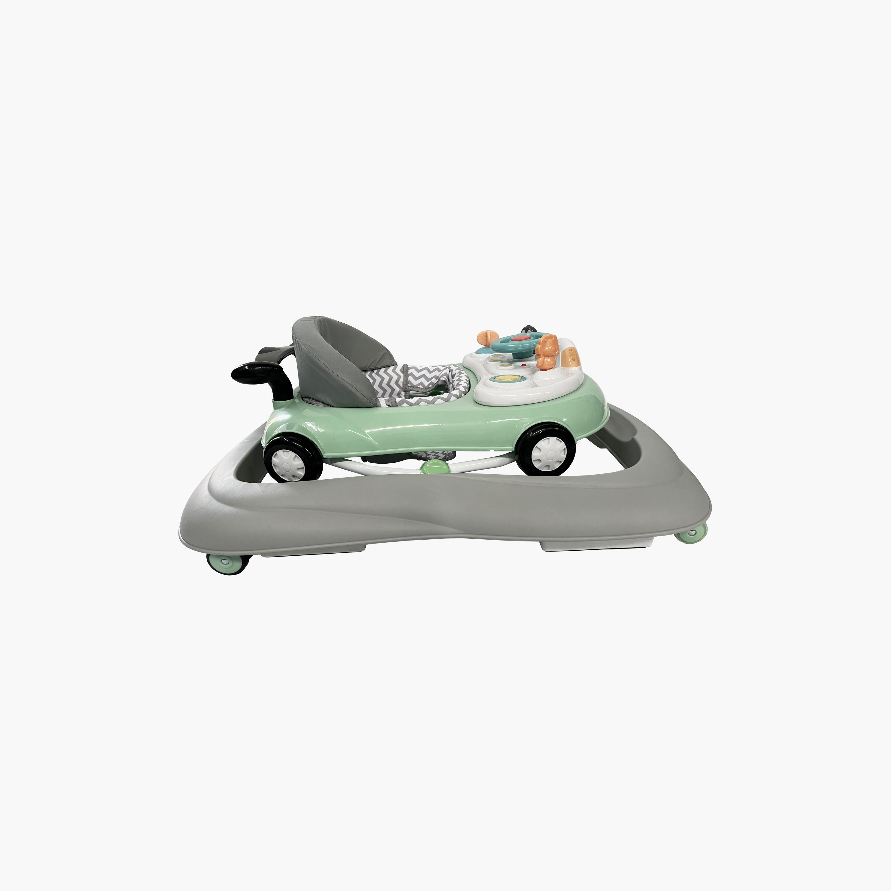 Mini Panda Auto Pingu Baby Walker - Cool Green - 6-18 Months-baby-infantactivity-walkers-image-5