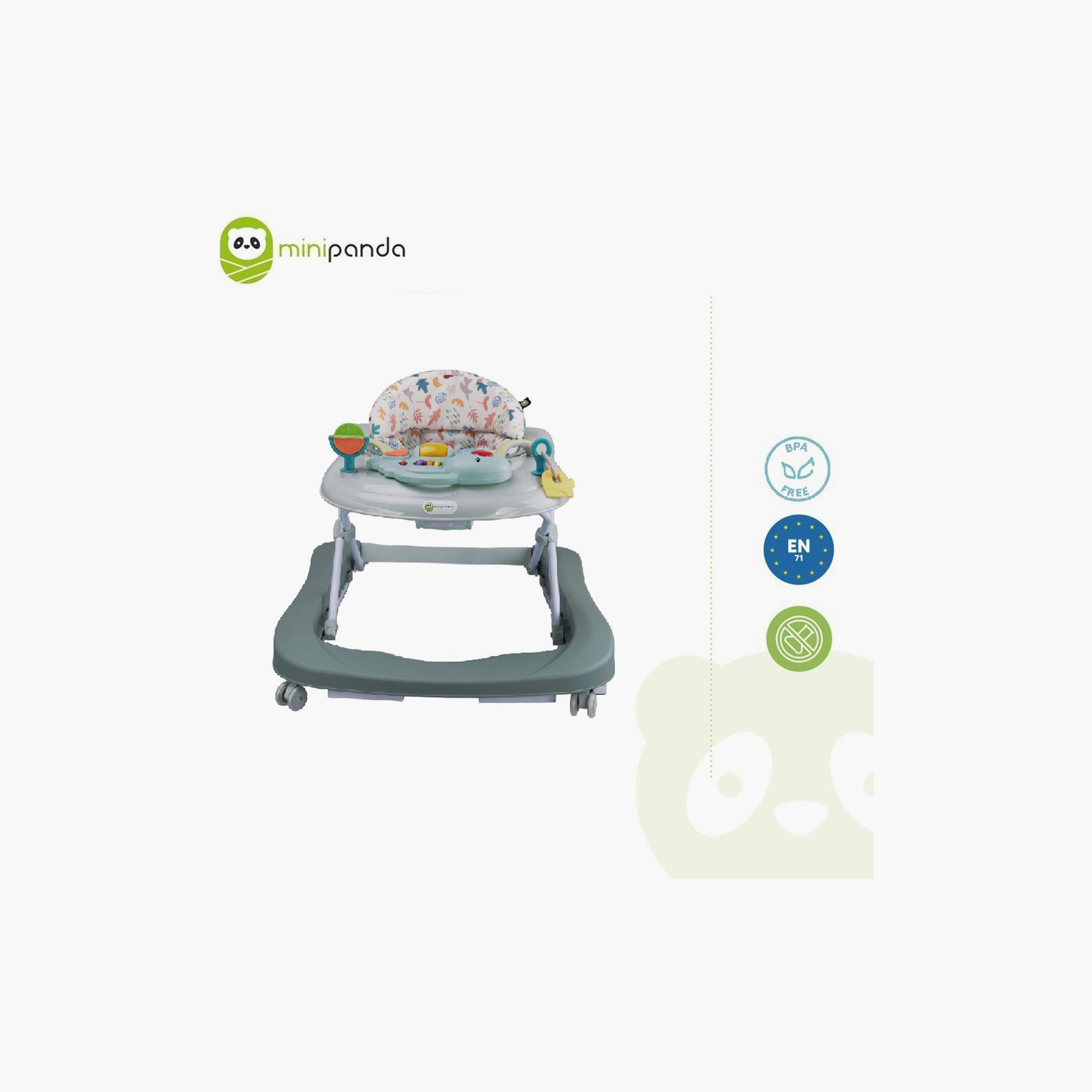 Mini Panda Cub Strider Baby Walker - Cool Green - 6-18 Months-baby-infantactivity-walkers-image-6
