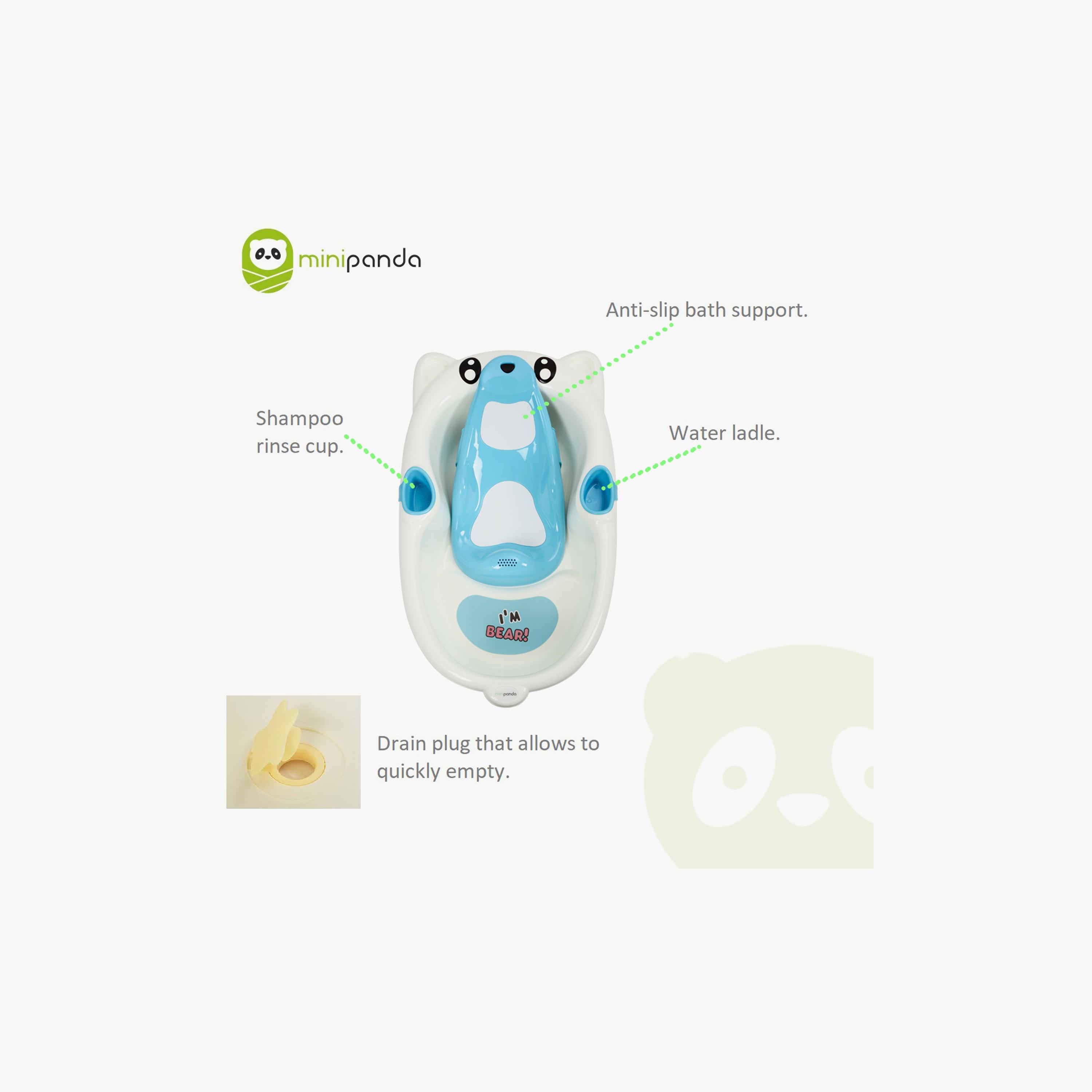 Mini Panda Mommy's Partner Bear Shaped Bathtub - 0-12 Months-baby-bathandcare-bathtubs-image-3